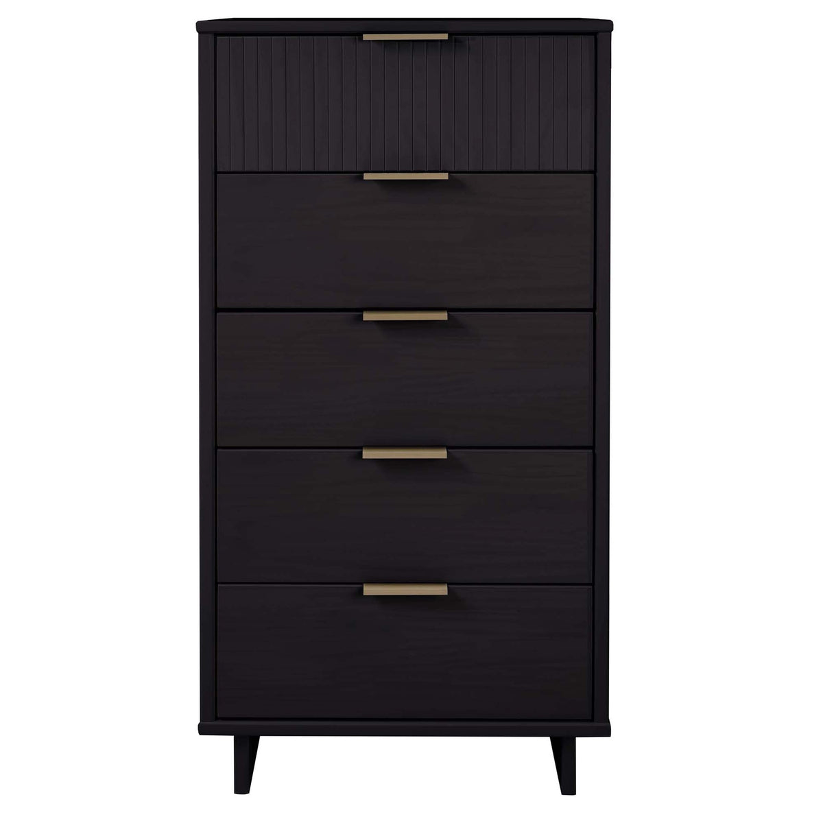 narrow black dresser GiftGo Vertical Slim Dresser Chest of Drawers Skinny Storage Tower for Small Spaces Gaps Closet Bedroom Bathroom Small Fabric Drawer Unit (Charcoal Black, 5 Drawers) : Home & Kitchen Awkward Corners Granville Tall Narrow Black Dresser