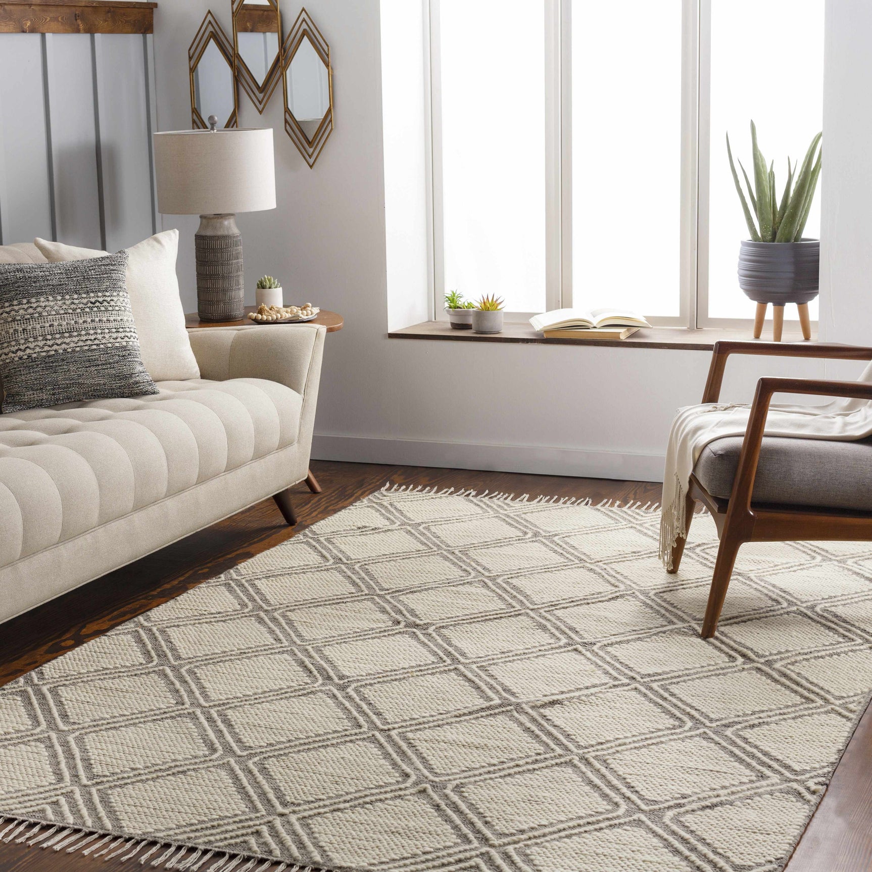 Grasston Cotton&Wool Area Rug - Clearance - Ornate Home