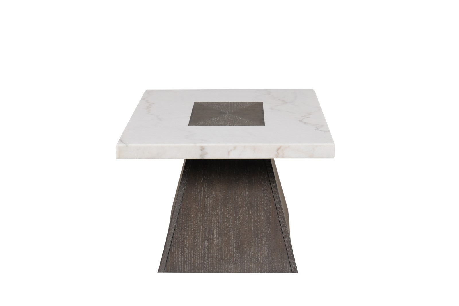 Grasten Dark Walnut/White Coffee Table - Ornate Home