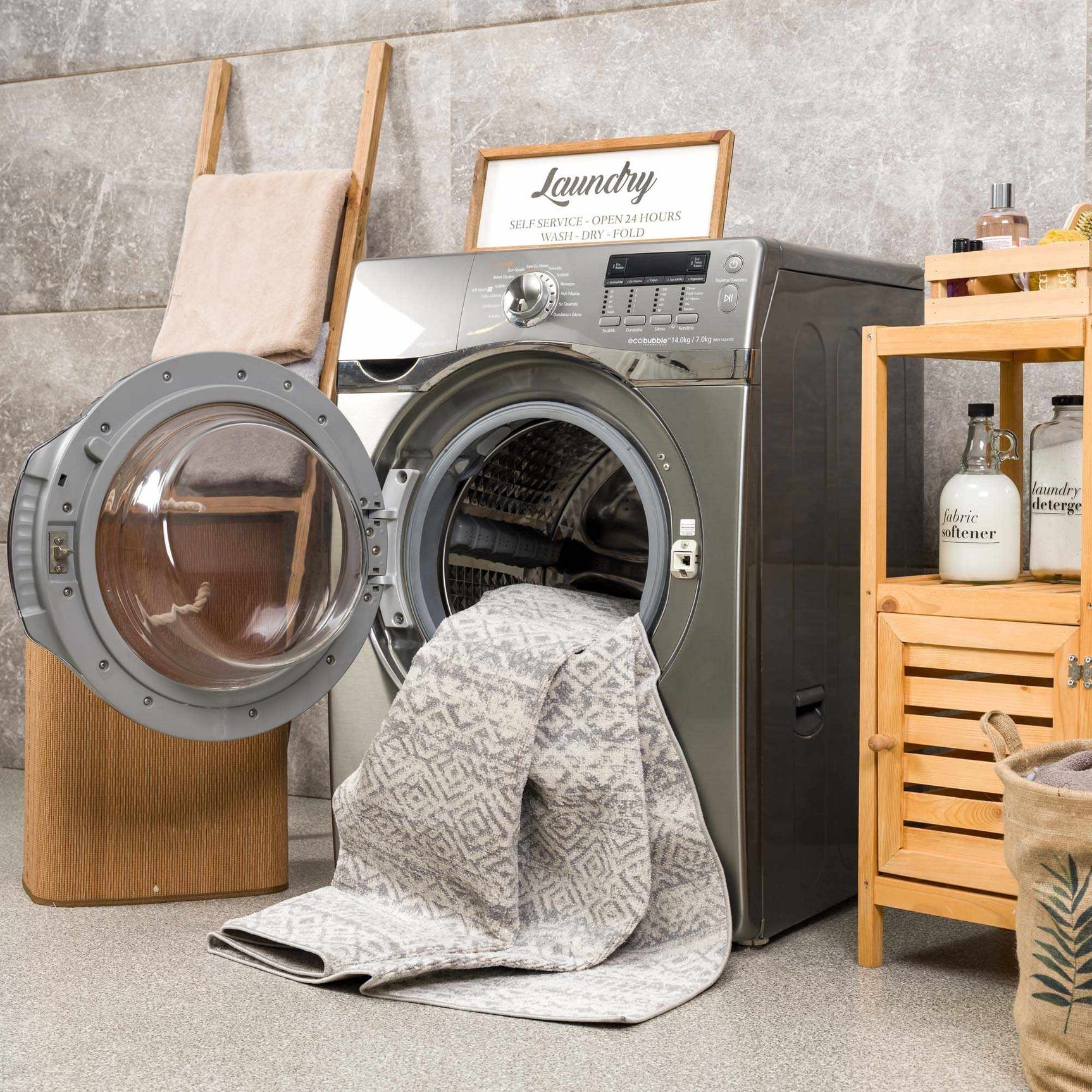 Gravelbourg Washable Area Rug - Ornate Home