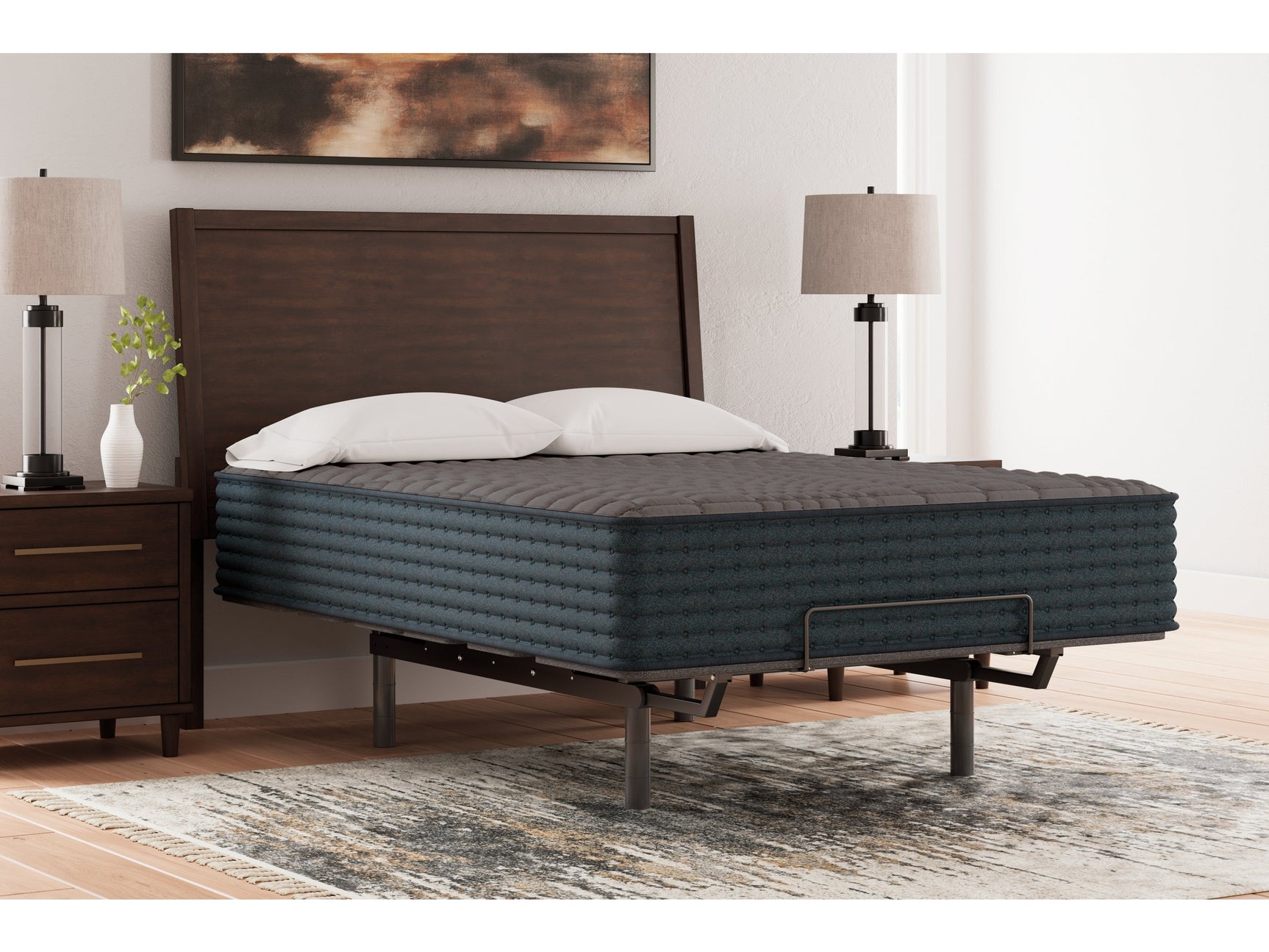 Gray 1200 Hybrid Gray Queen Mattress - Ornate Home