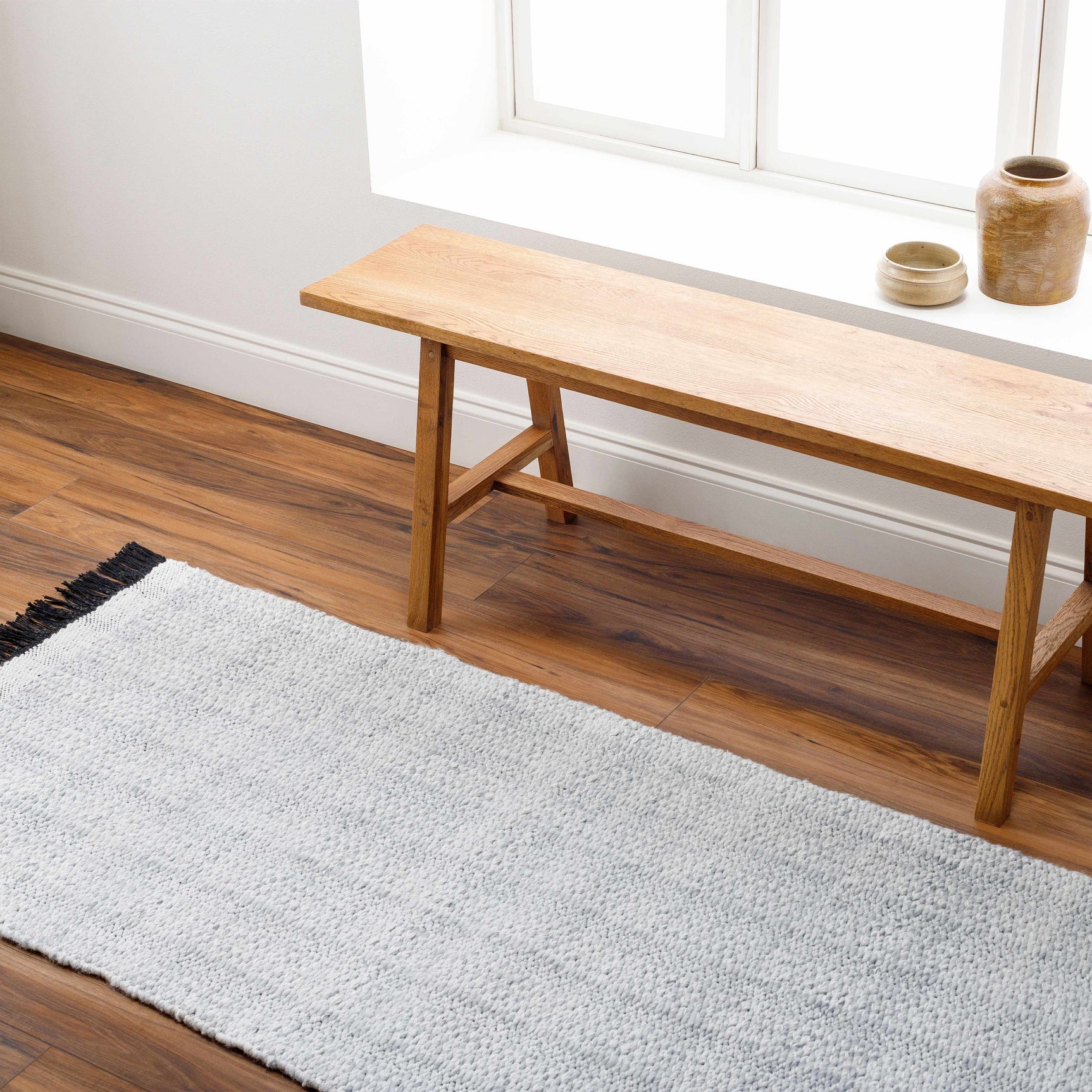 Gray Anane Area Rug - Clearance - Ornate Home