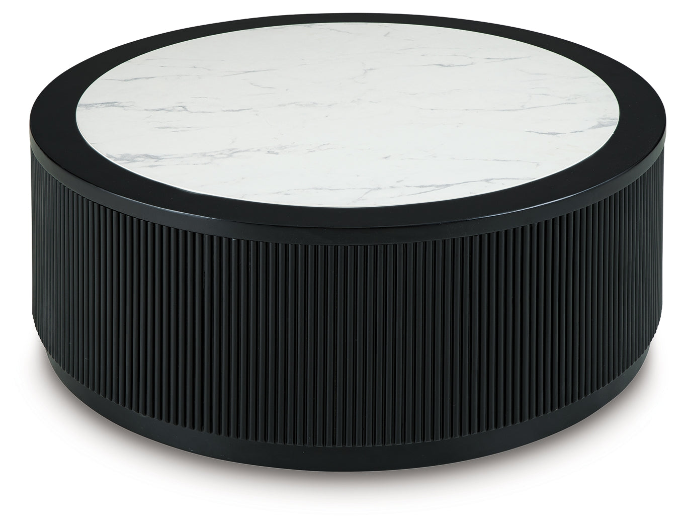 Grayman Black Coffee Table - Ornate Home