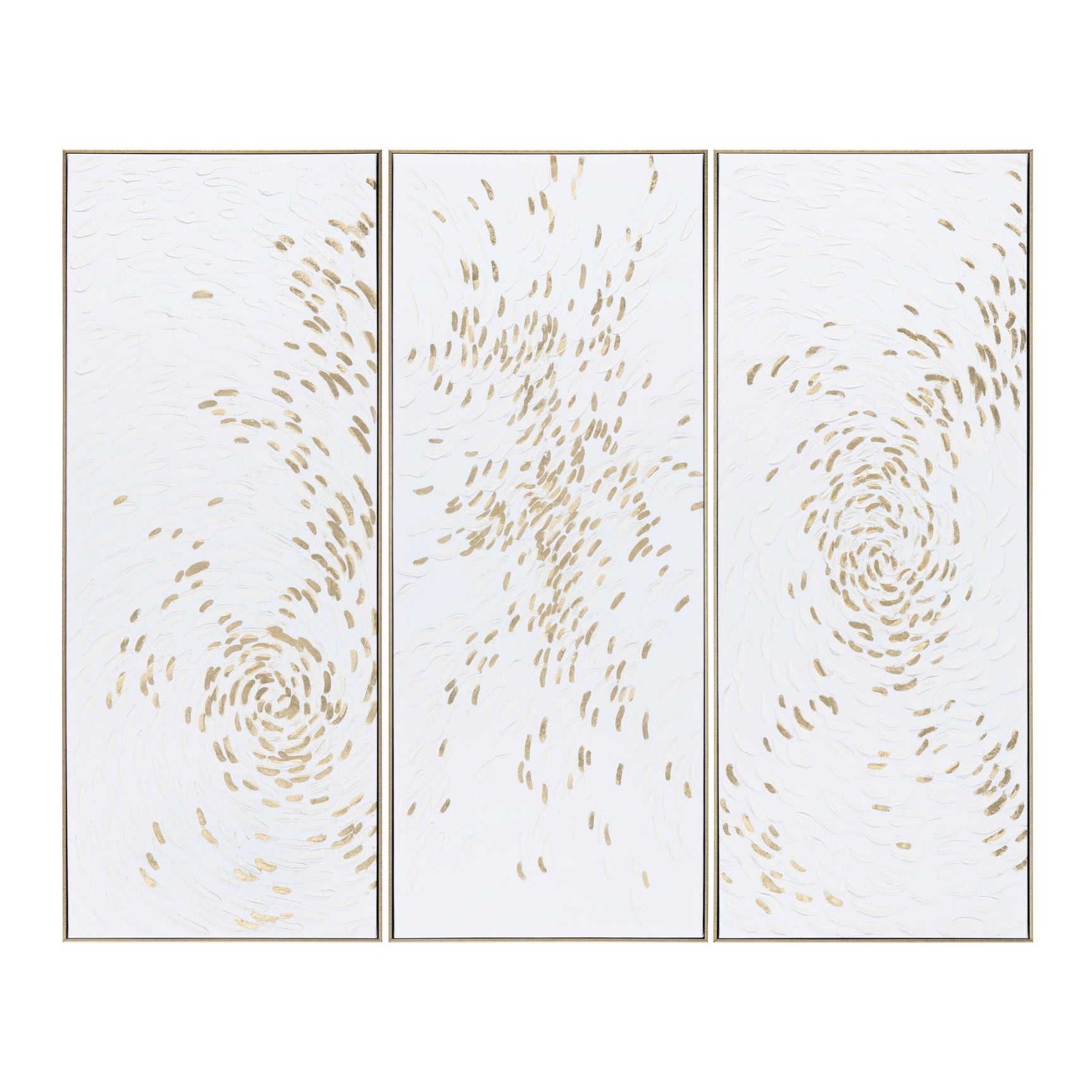 Great Escape White/Gold Canvas