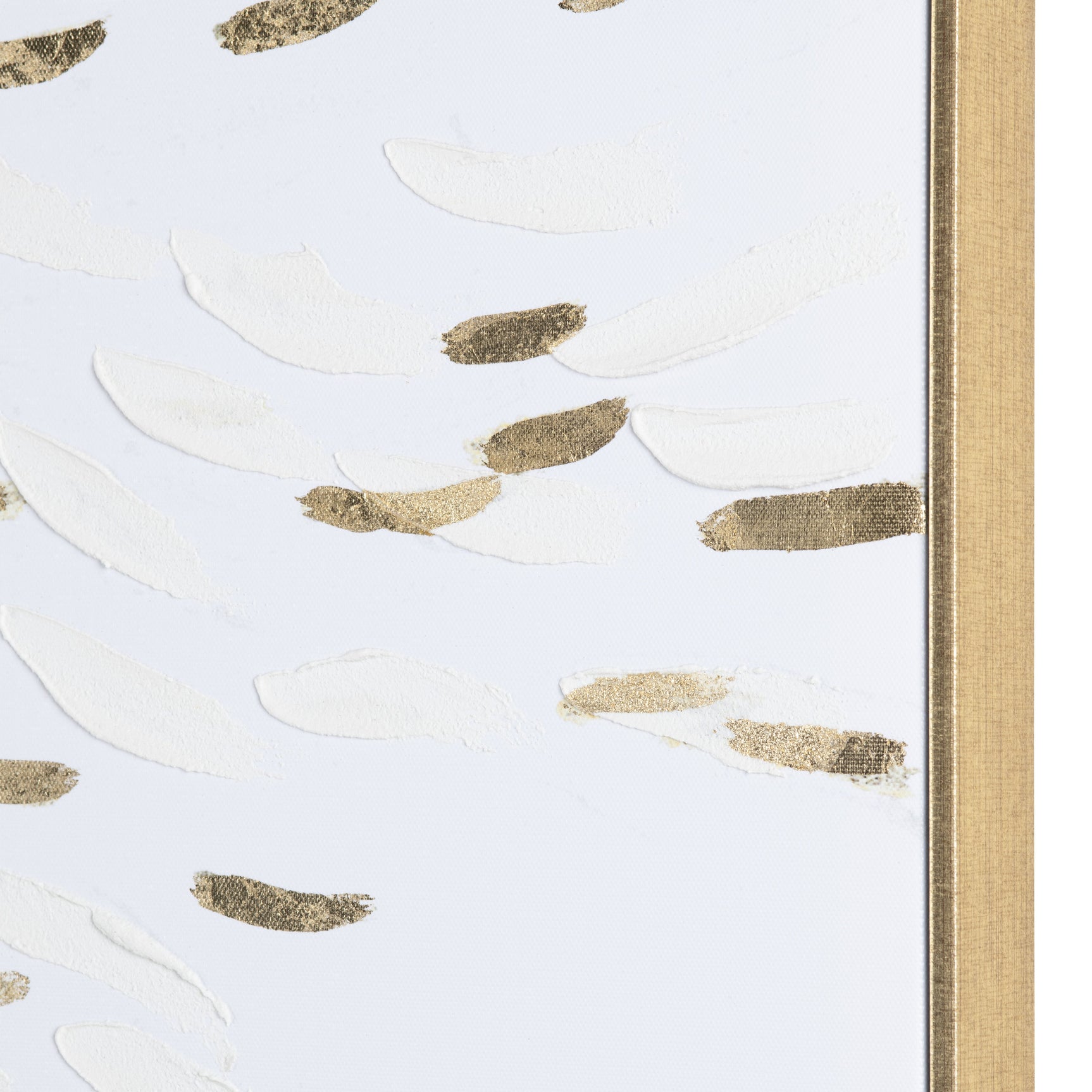 Great Escape White/Gold Canvas