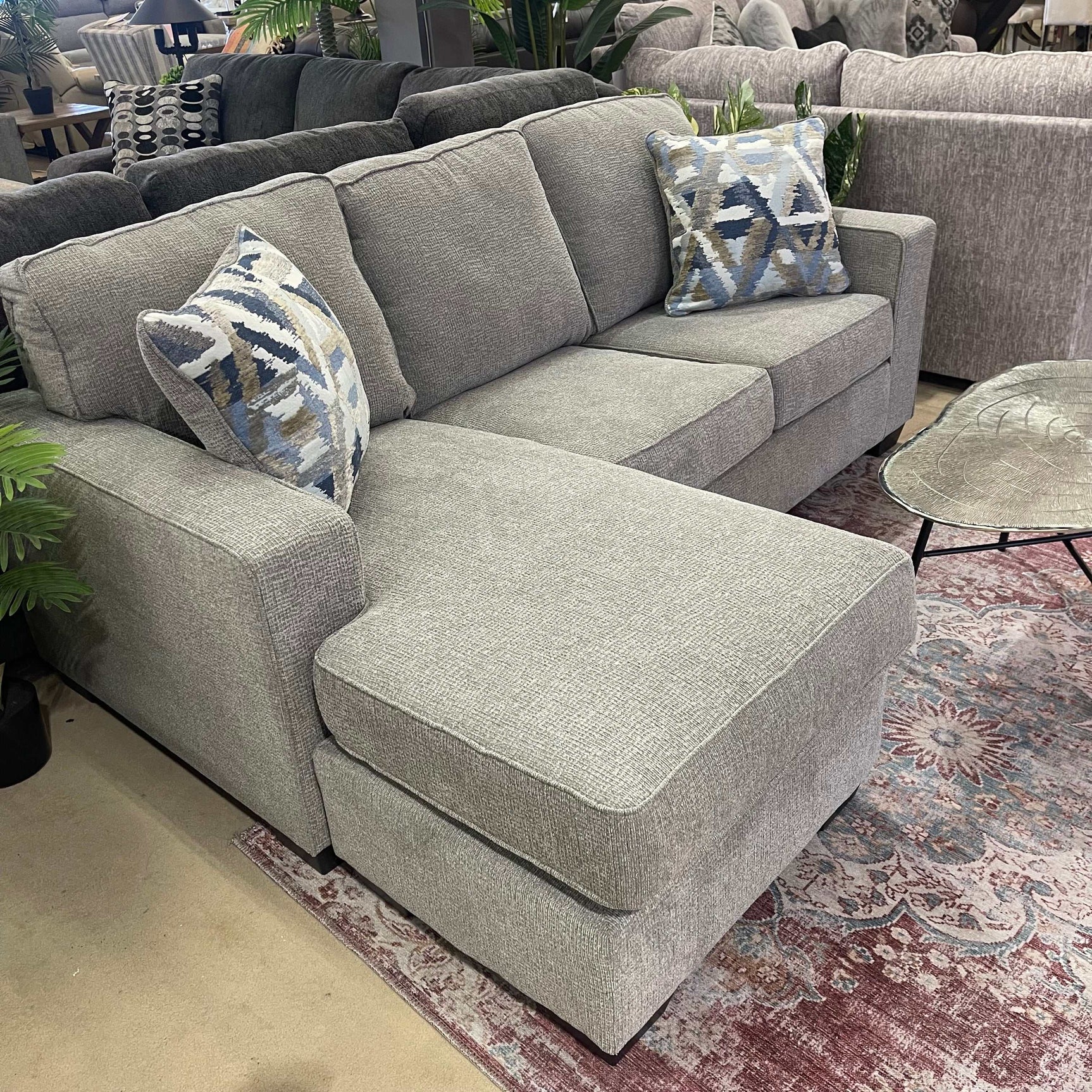 Greaves Stone Reversible Sofa Chaise - Ornate Home