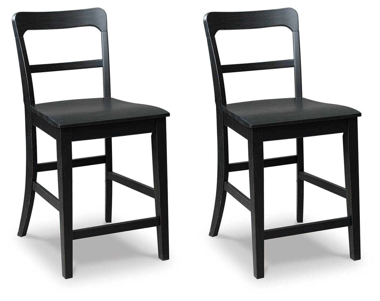 Greddinton Black/Brown Counter Height Dining Table and 6 Barstools (Online Special Price) - Ornate Home