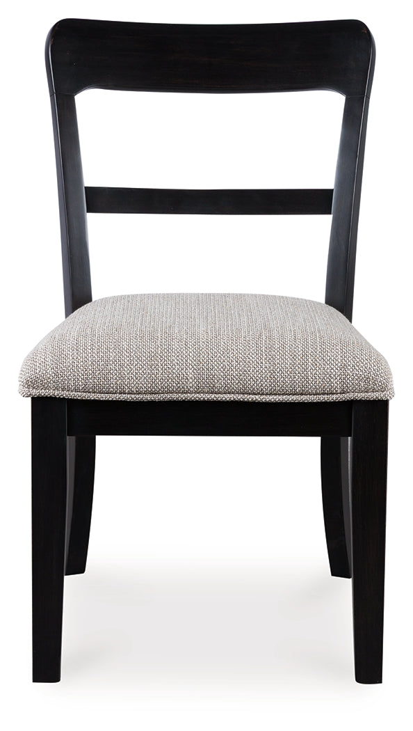 Greddinton Black/Brown Dining Table and 6 Chairs (Online Special Price) - Ornate Home