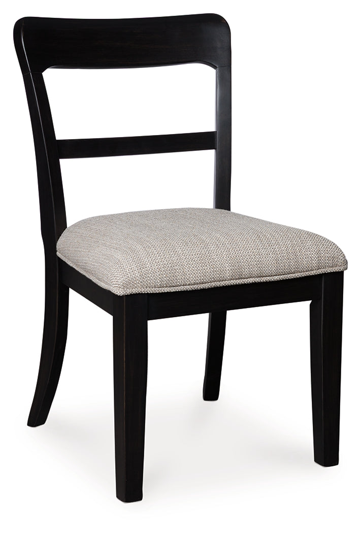 Greddinton Black/Brown Dining Table and 6 Chairs (Online Special Price) - Ornate Home
