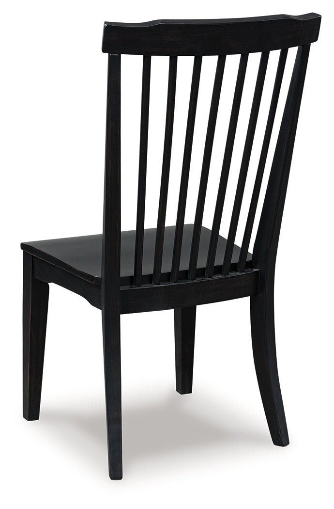 Greddinton Brown/Black Extension Dining Table and 6 Chairs (Online Special Price) - Ornate Home