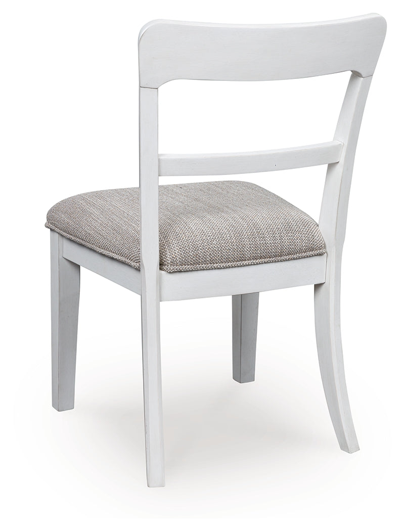 Greddinton White Dining Table and 4 Chairs (Online Special Price) - Ornate Home