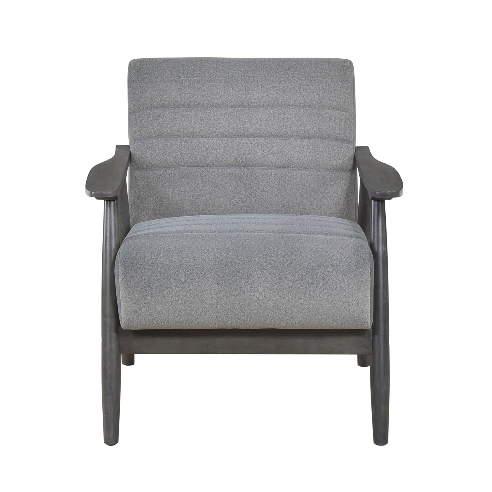Greeley Gray Velvet Accent Chair - Ornate Home