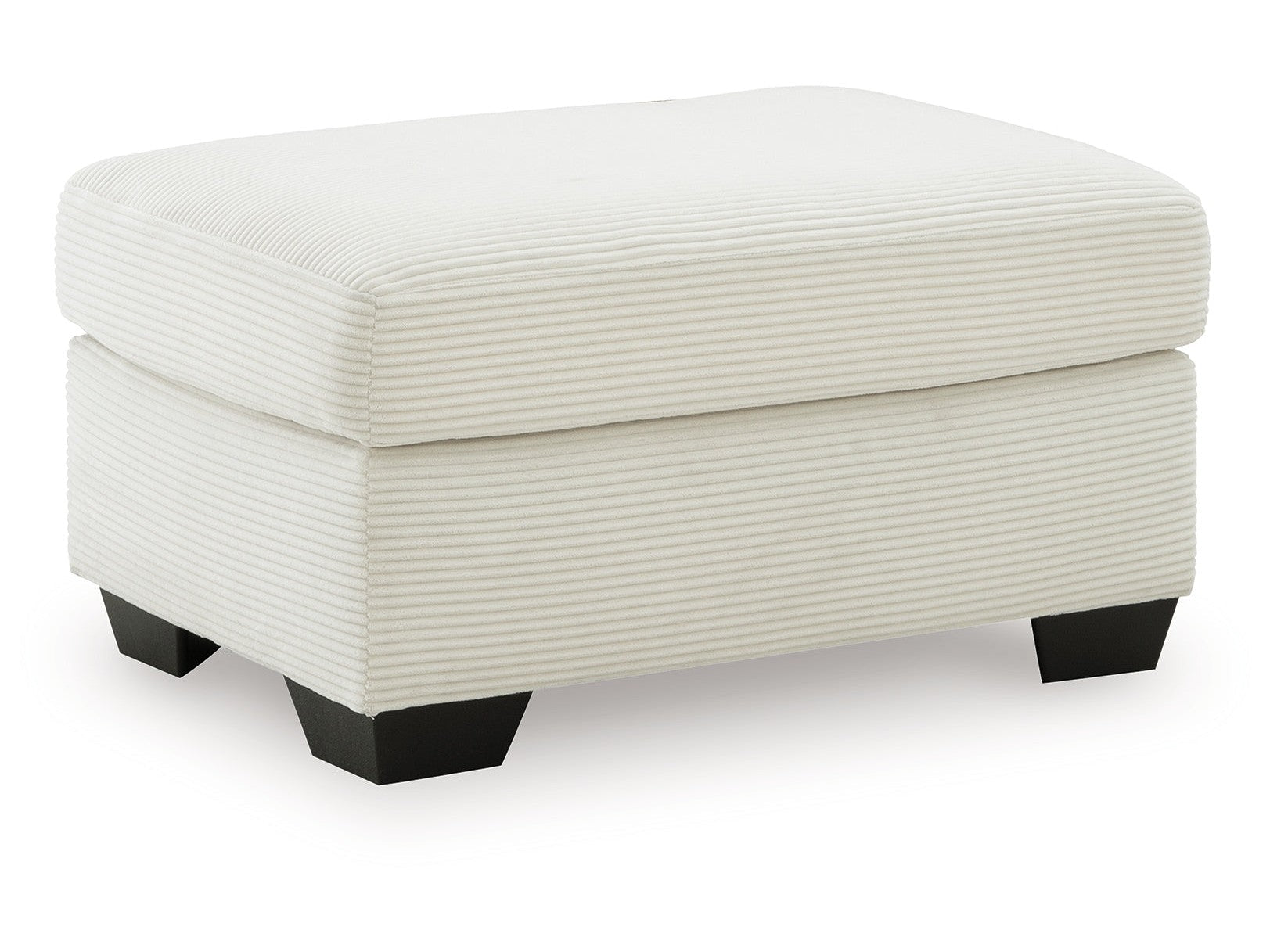 Greenbriar Ivory Ottoman (Online Special Price) - Ornate Home
