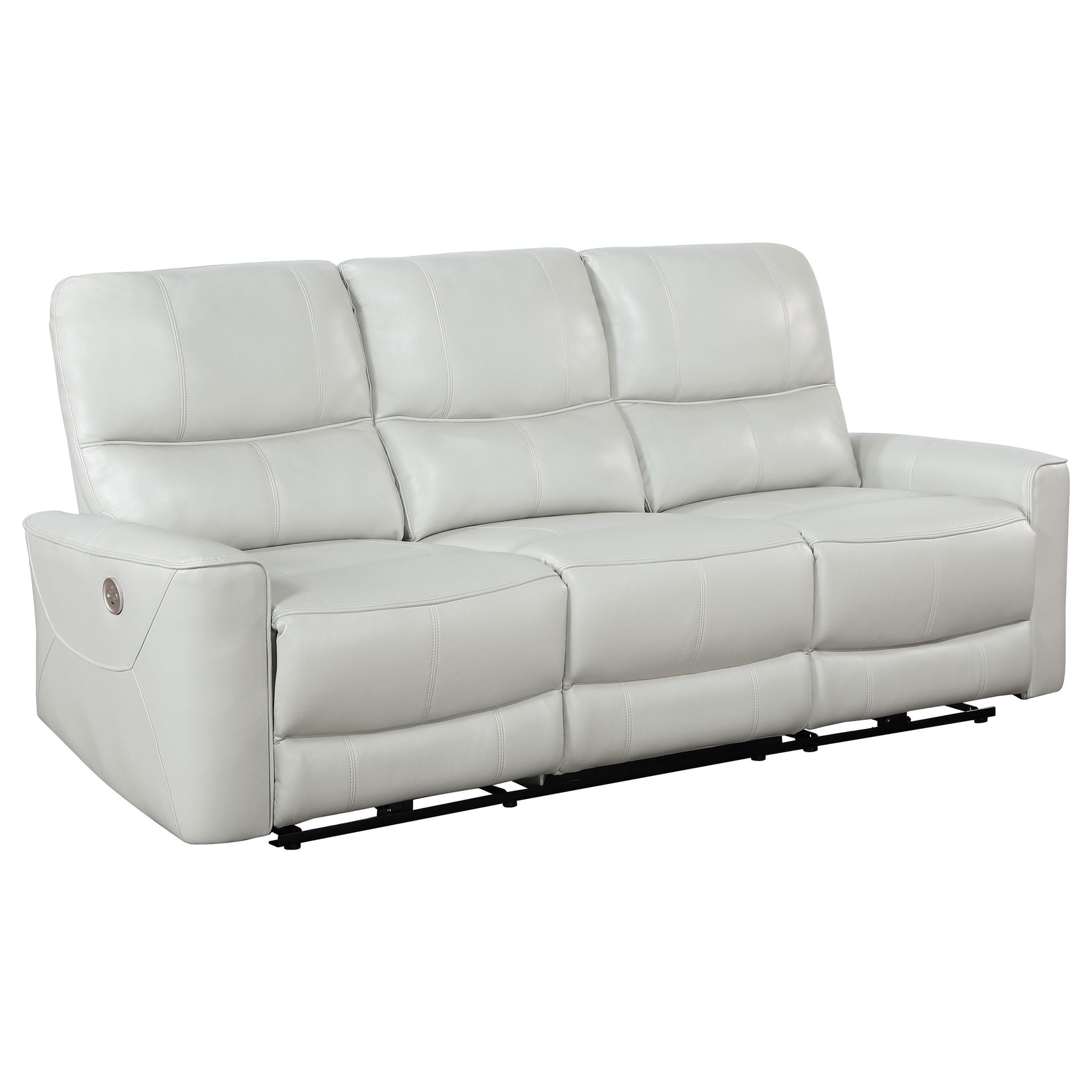 Greenfield Ivory 2-piece Power Reclining Sofa Set - Ornate Home