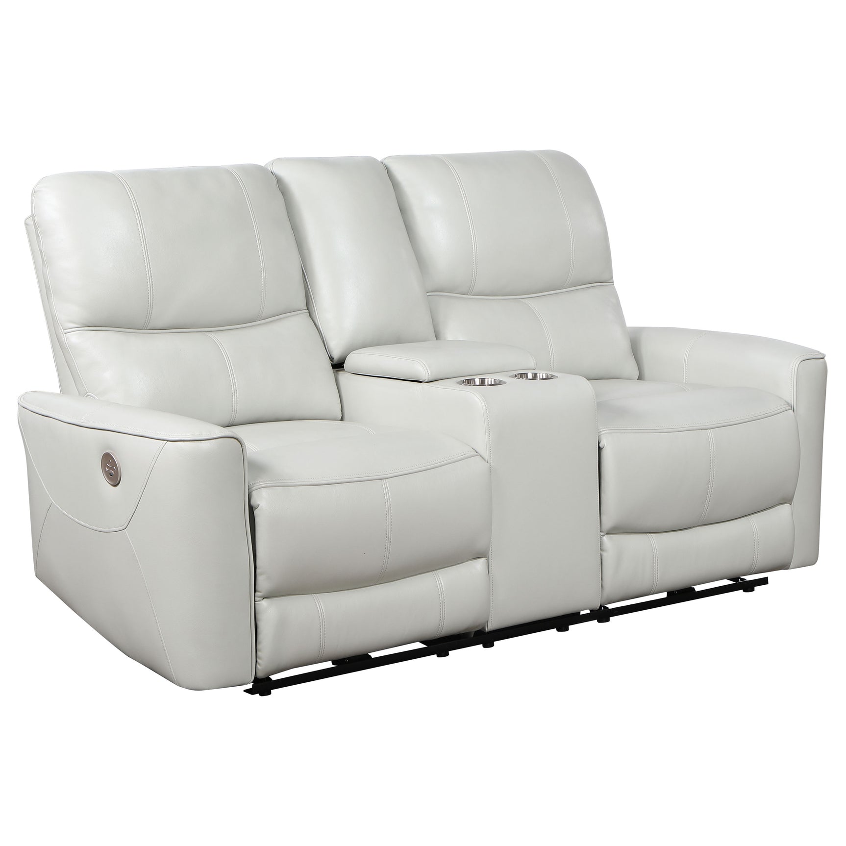 Greenfield Ivory 2-piece Power Reclining Sofa Set - Ornate Home