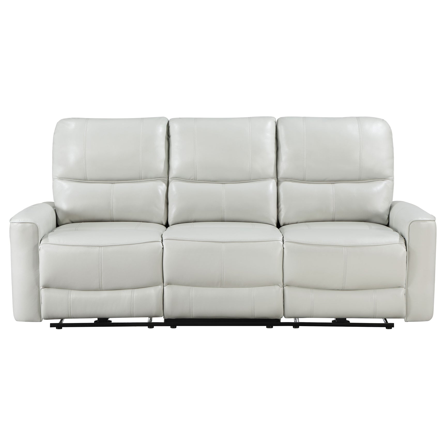 Greenfield Ivory Power Reclining Sofa - Ornate Home