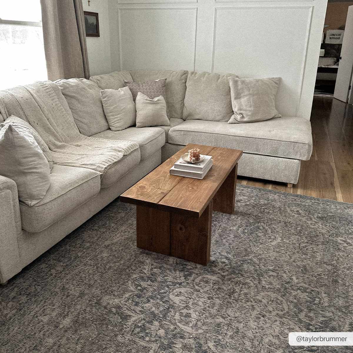 Greenpoint Dusty Blue Washable Rug - Ornate Home