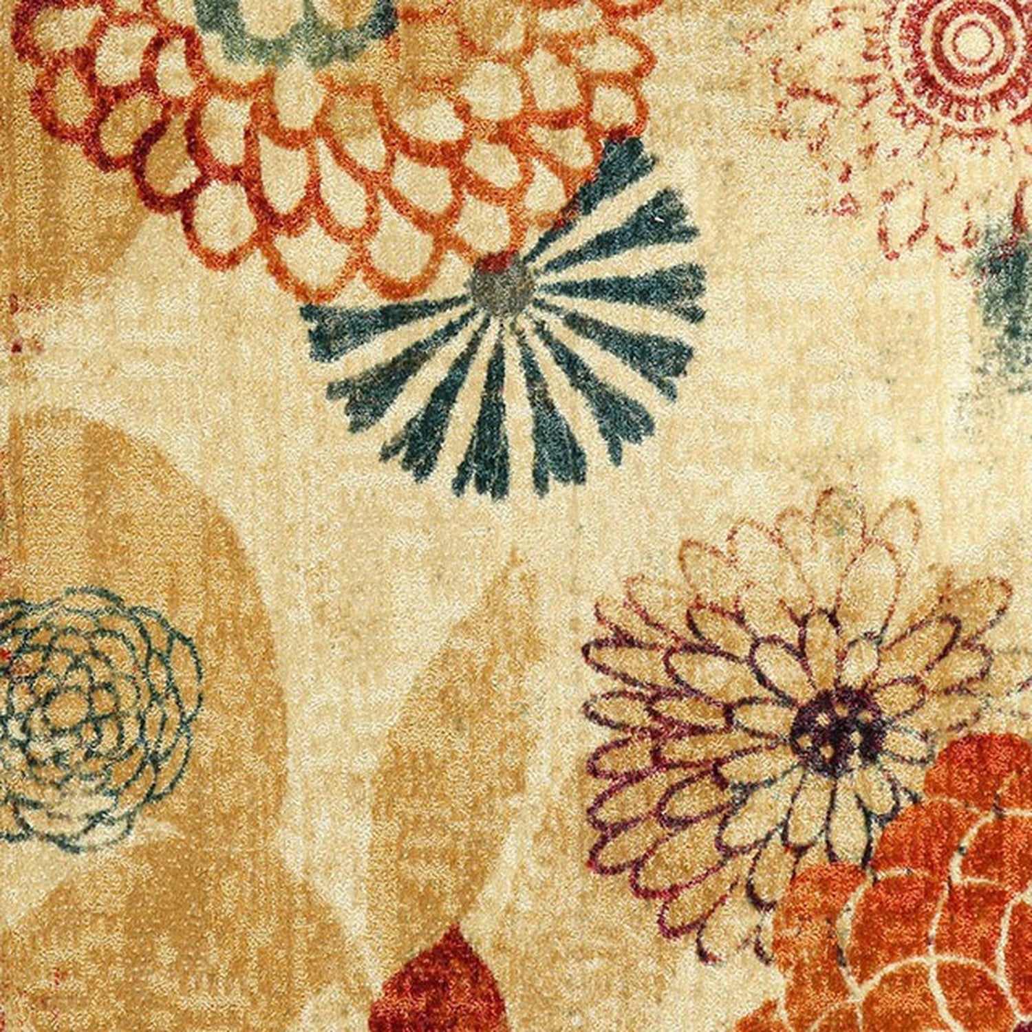 Greenville Floral Multi Small Area Rug - Ornate Home