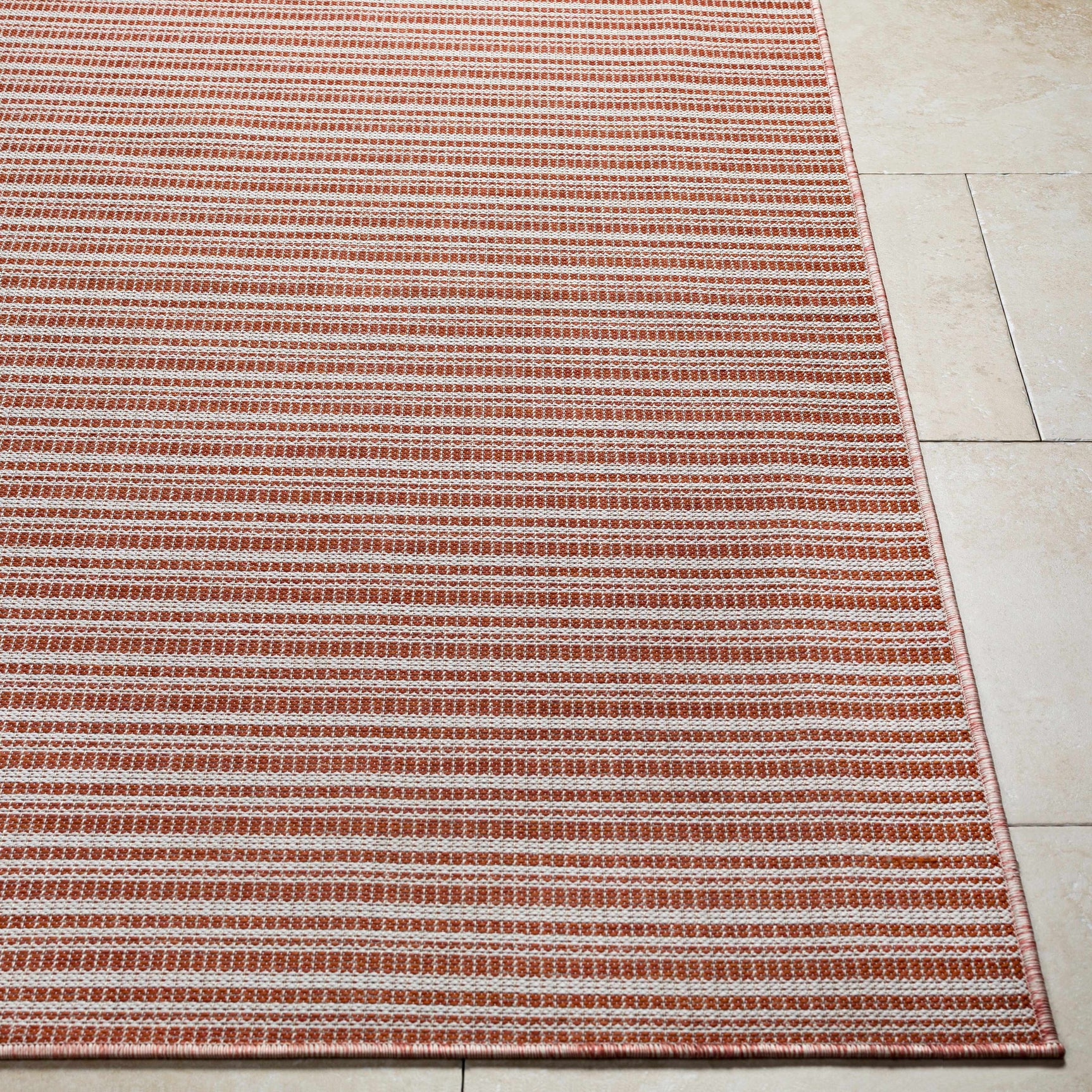 Greg Orange Outdoor Area Rug - Clearance - Ornate Home