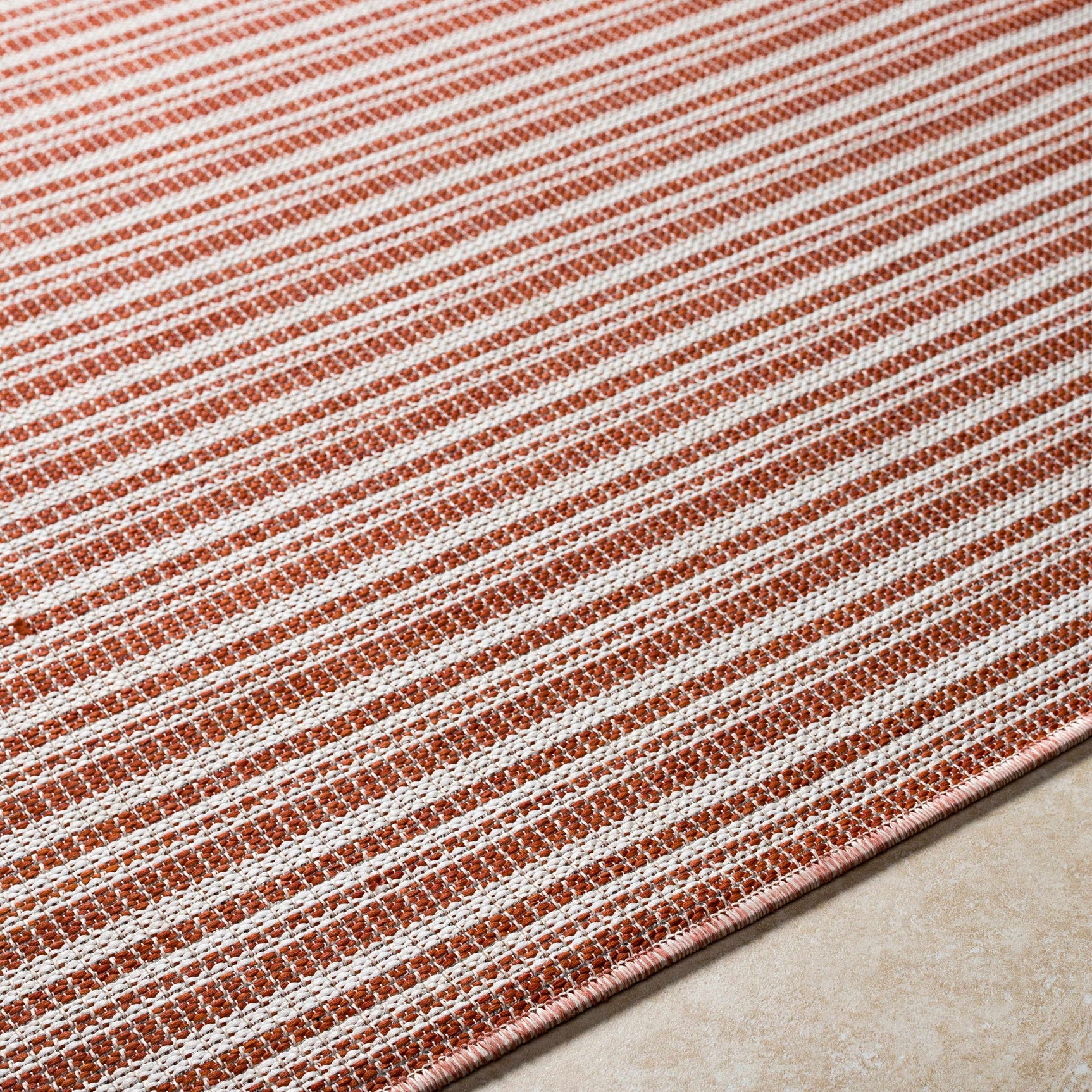 Greg Orange Outdoor Area Rug - Clearance - Ornate Home