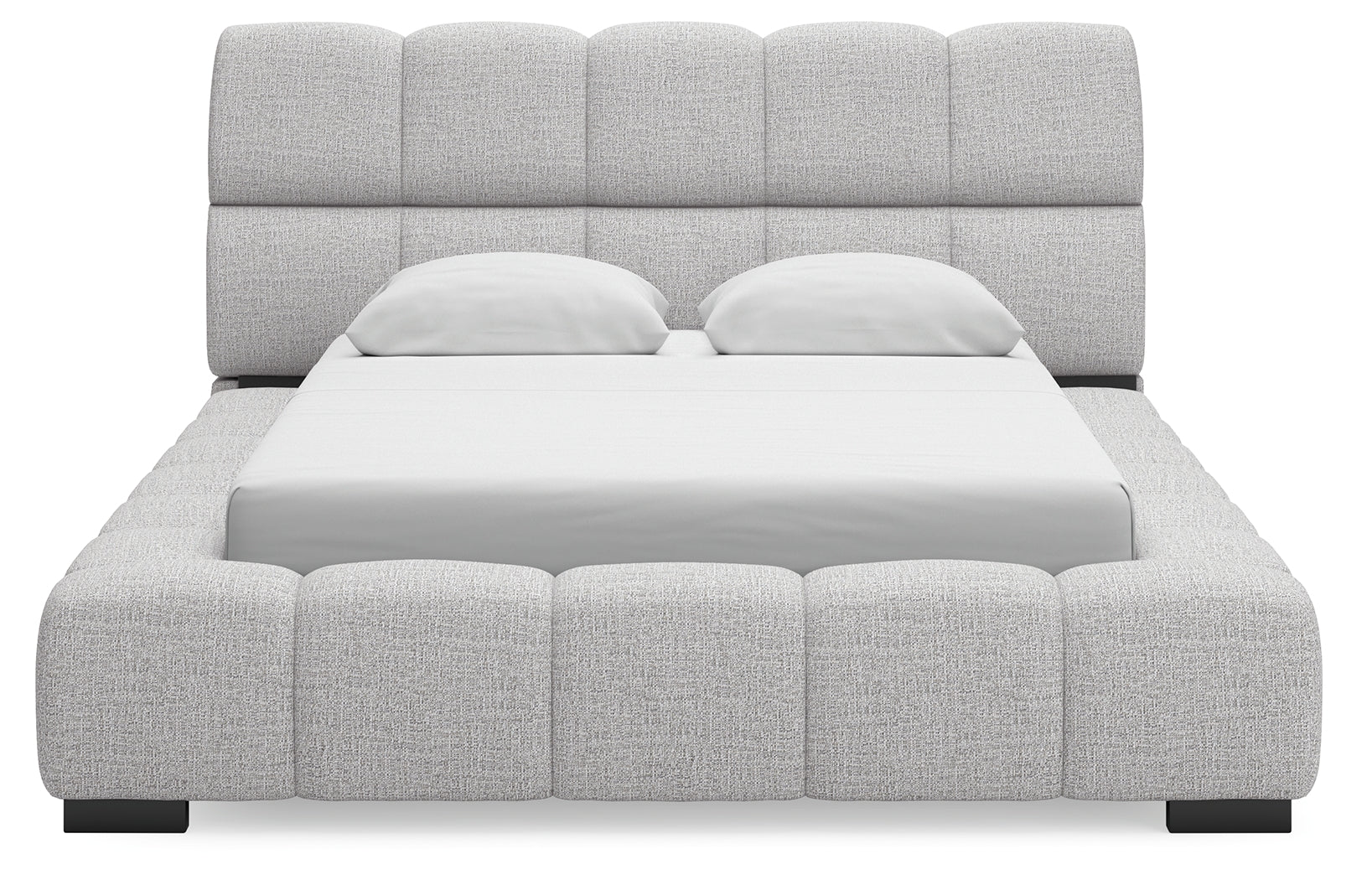 Grendusk Light Gray Queen Upholstered Bed (Online Special Price) - Ornate Home