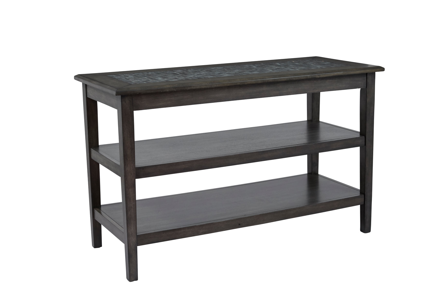 Grey Mosaic Grey Sofa/Media Table - Ornate Home