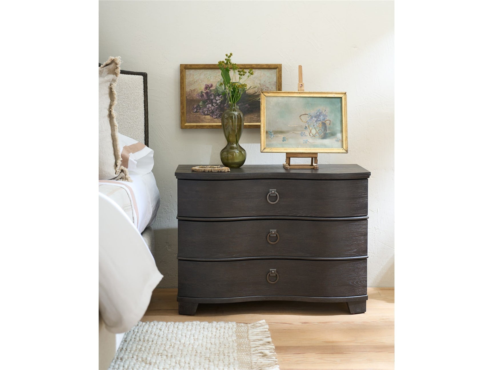 Griffith Park Obsidian Serpentine Chest - Ornate Home