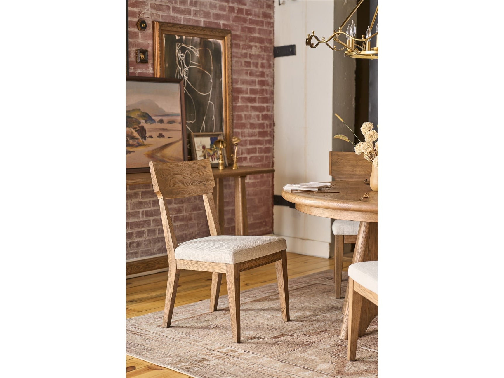 Griffith Park Sienna Wood Back Side Chair (Set of 2) - Ornate Home
