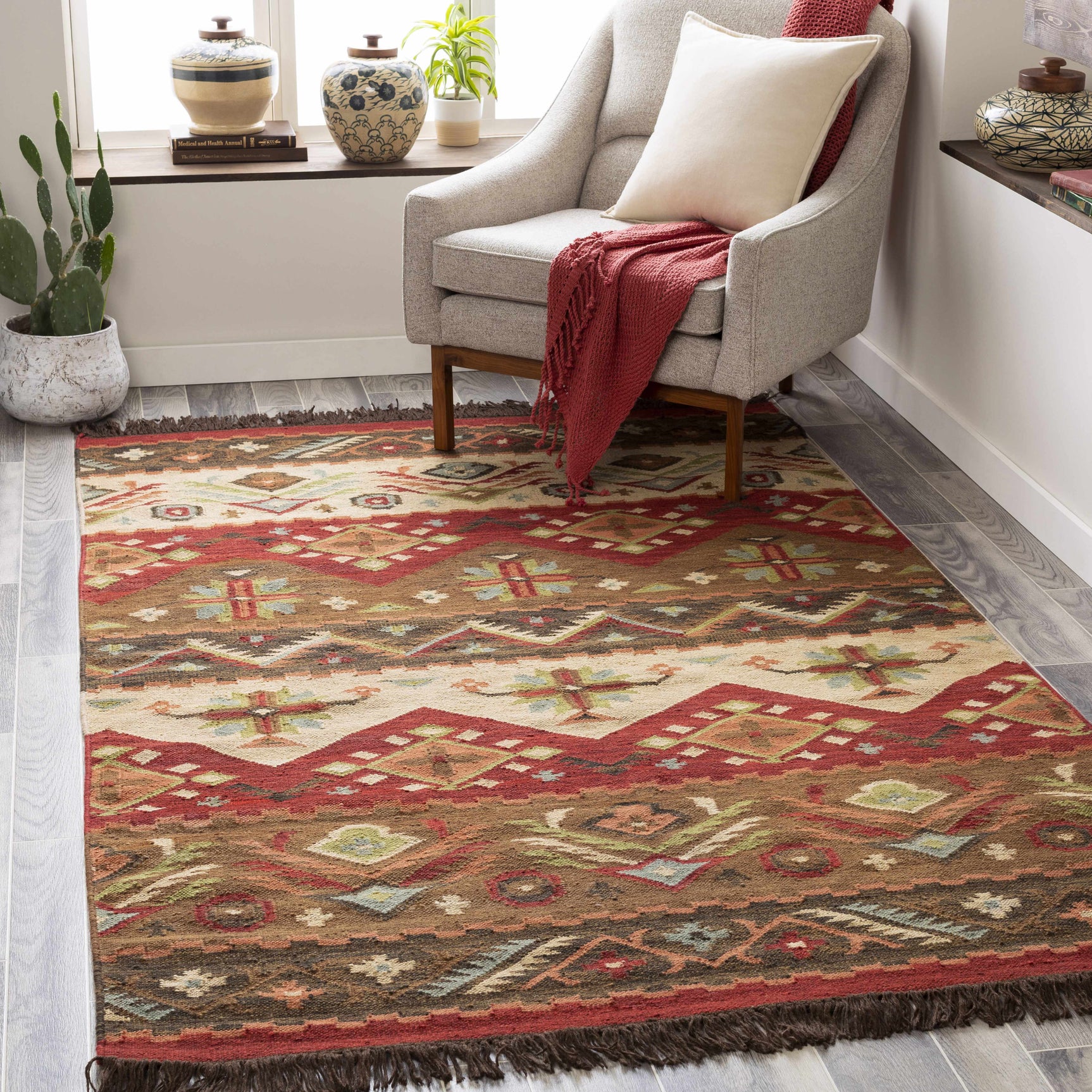 Grimsby Wool Area Rug - Ornate Home