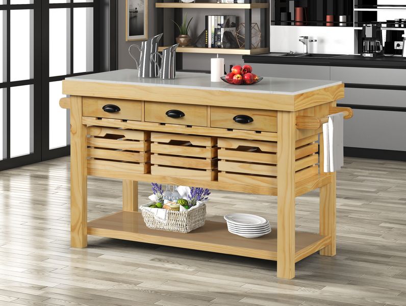 Grovaam Kitchen Island - Ornate Home