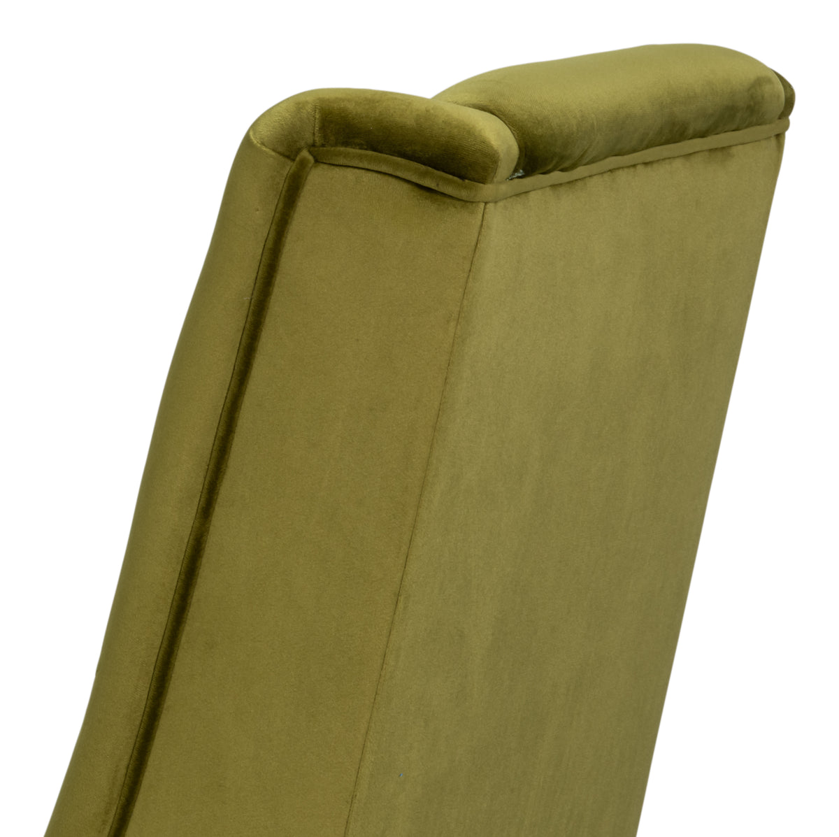 Guildford Noce Anticato/Green Velvet Captains Chair