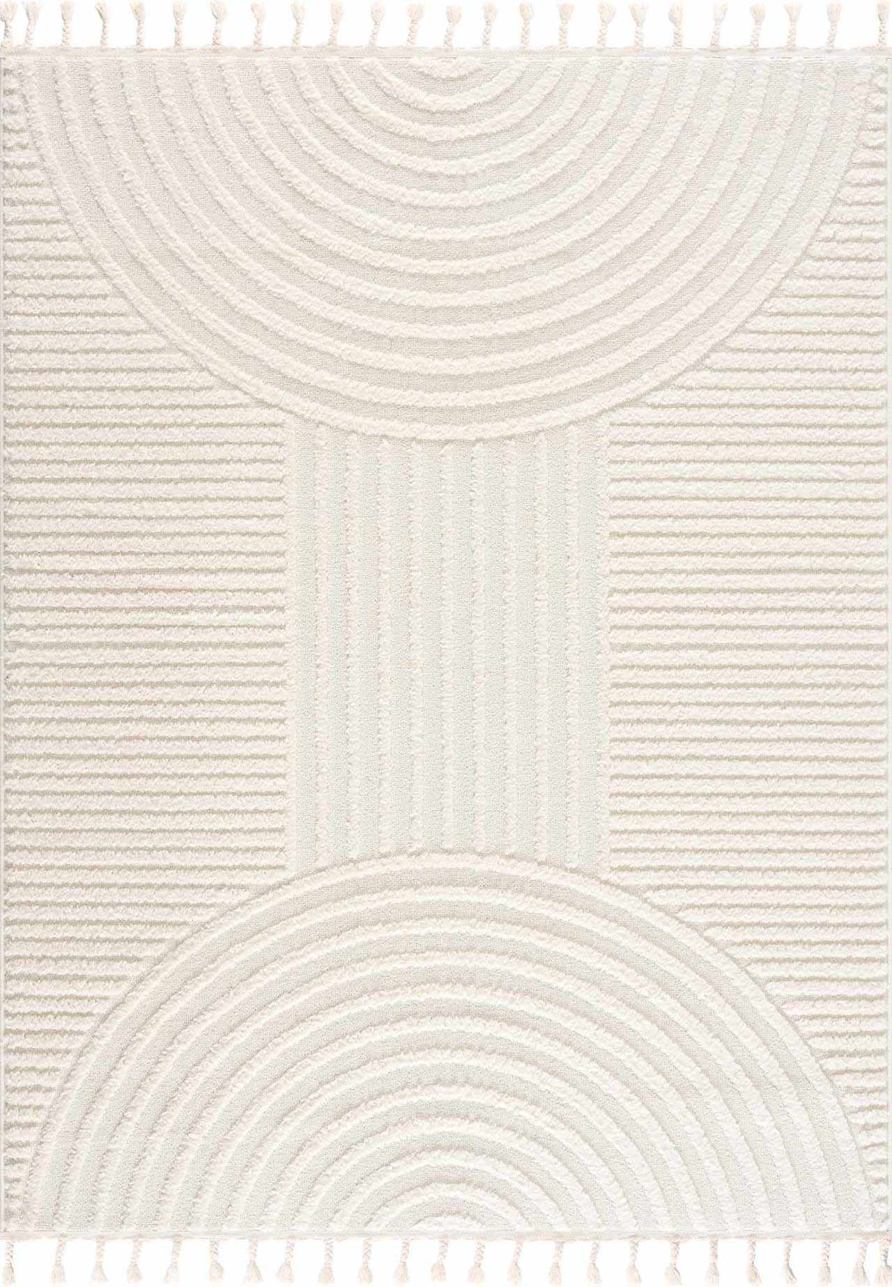 Guiling 3D Rainbow Area Rug with Tassels - Ornate Home