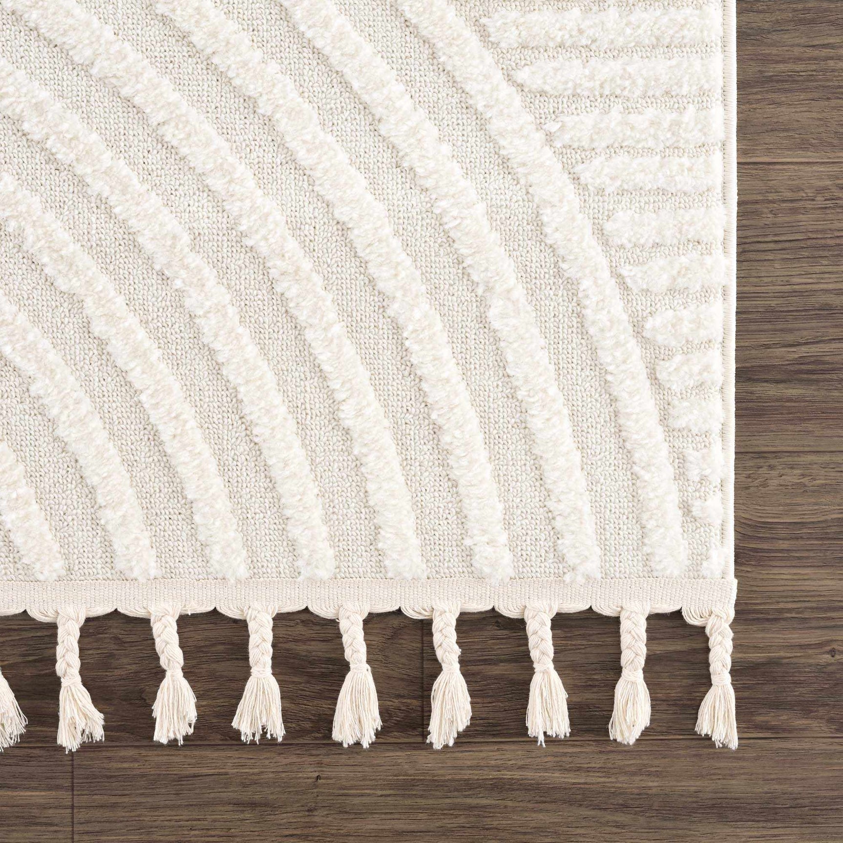 Guiling 3D Rainbow Area Rug with Tassels - Ornate Home