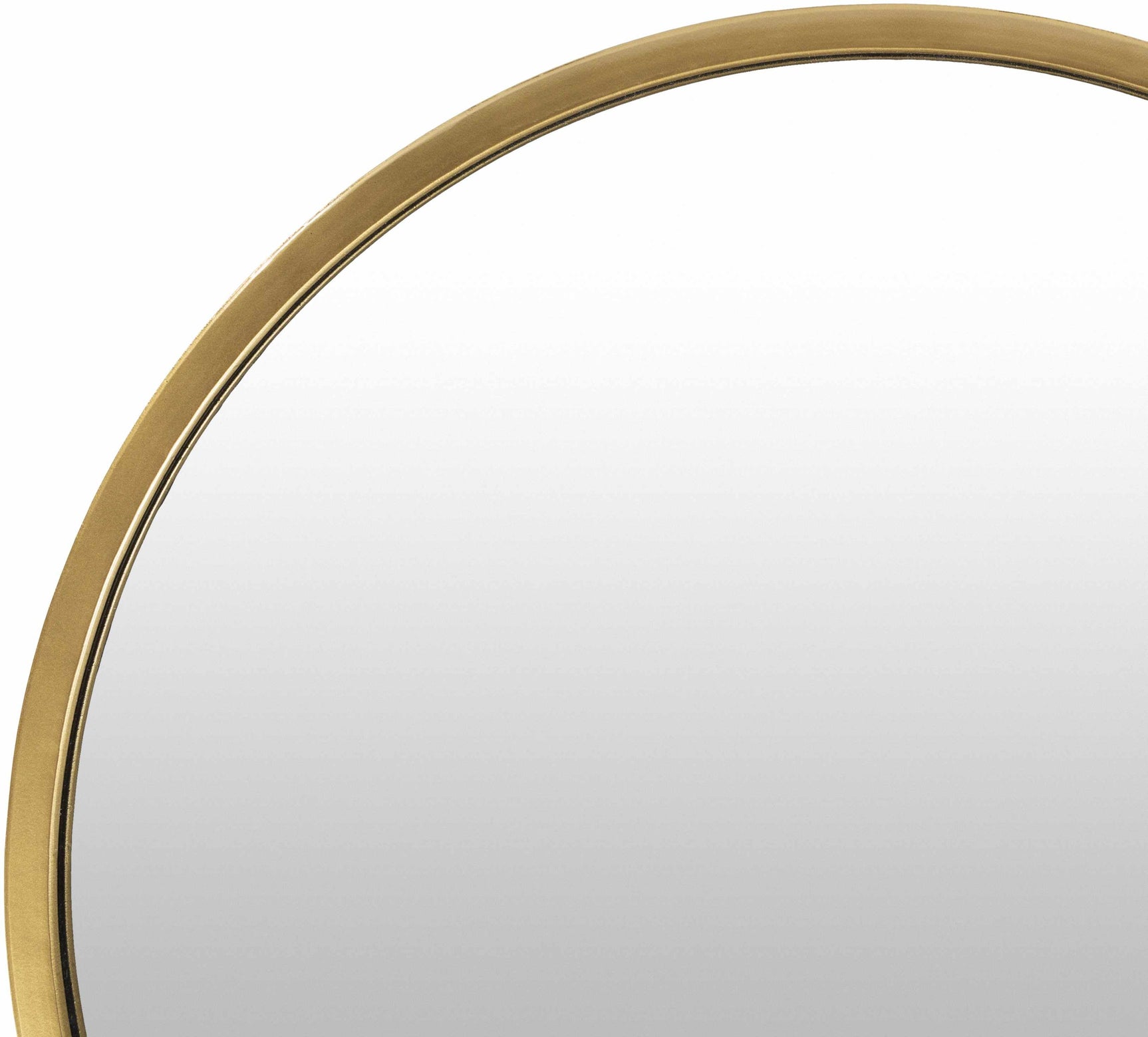 Guinda Round Gold Framed Wall Mirror - Ornate Home