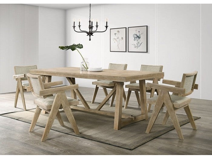 Guisborough Oak 7 Piece Dining Set - Ornate Home