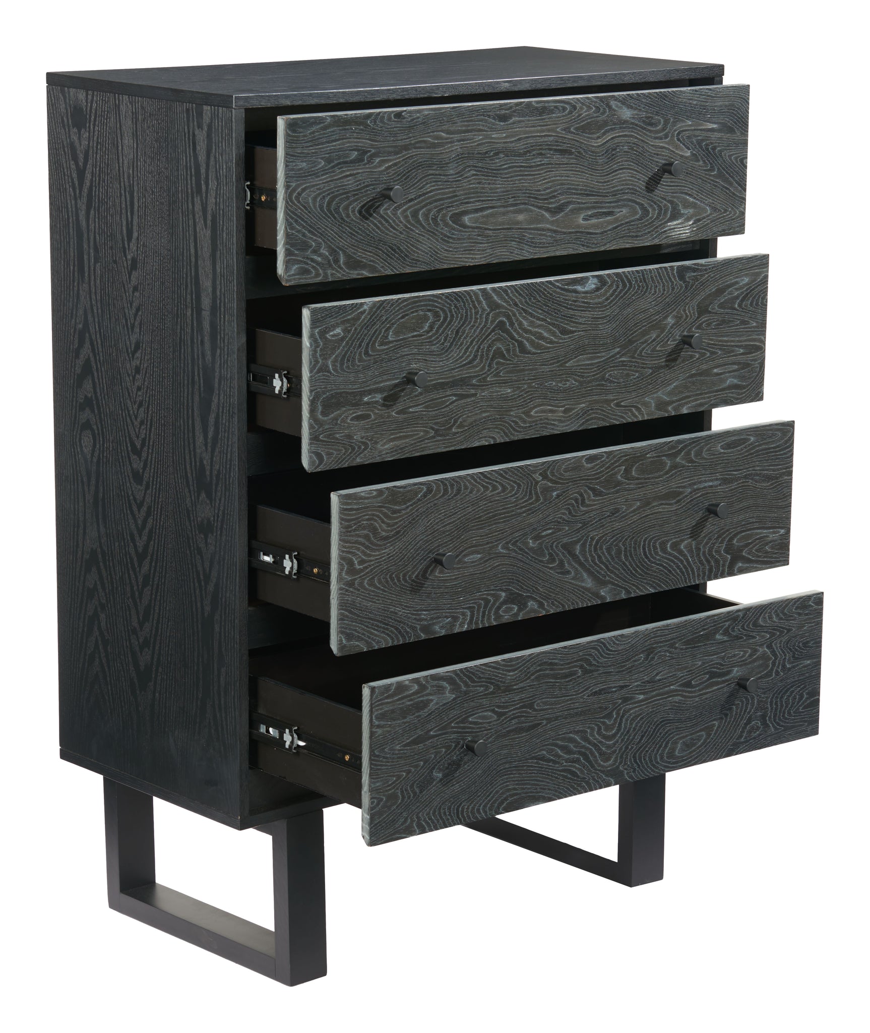 Gus Black Chest - Ornate Home