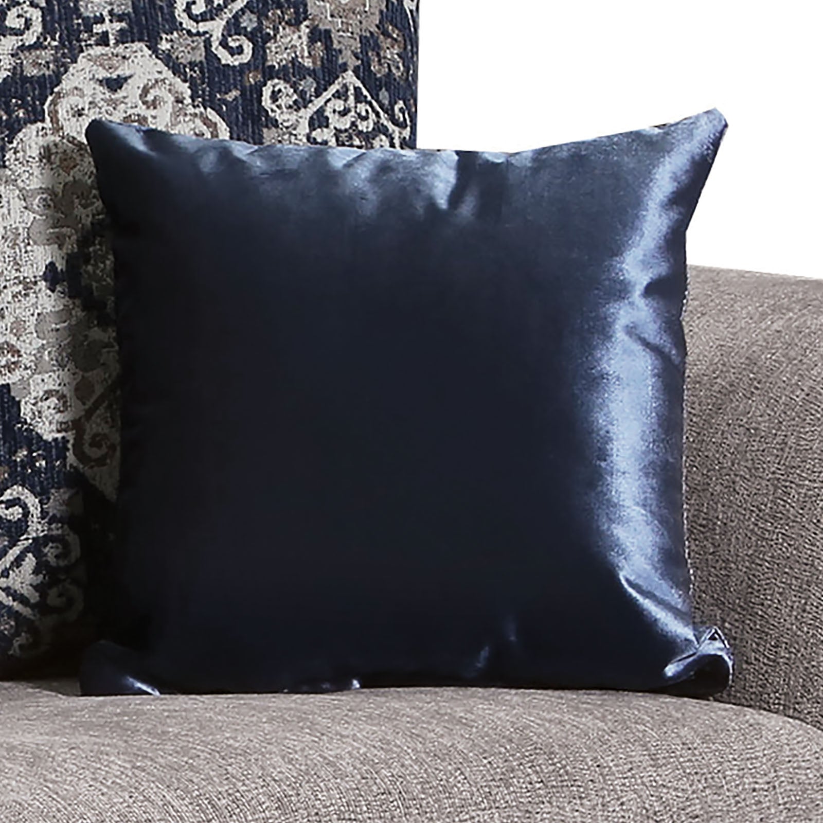 Gustavo Gray/Walnut Loveseat - Ornate Home