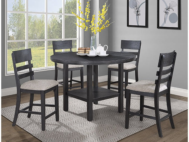 Guthrie Brown Counter Height Chair (Set of 2) - Ornate Home