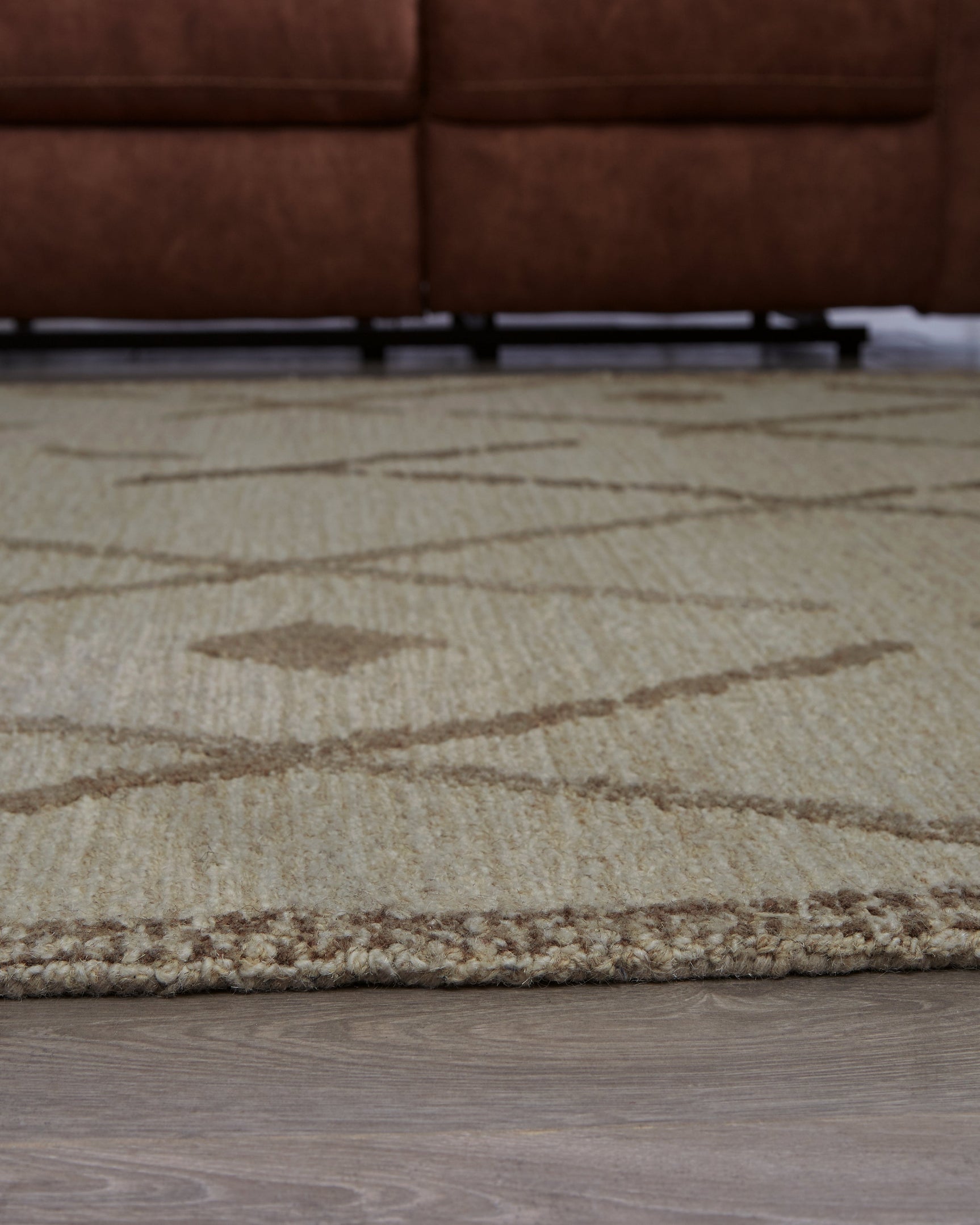 Guyford Beige/Brown Medium Rug (Online Special Price) - Ornate Home