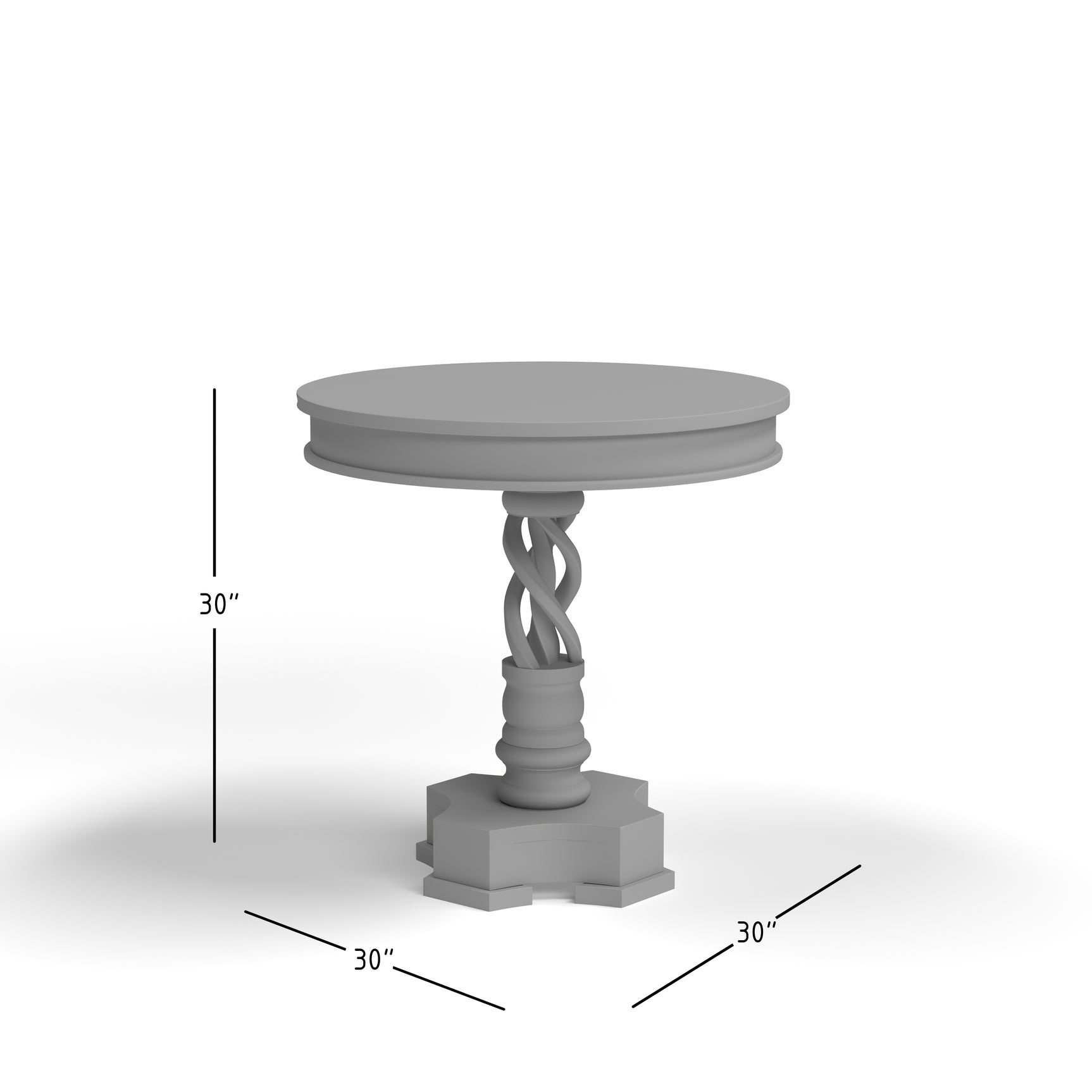 Gwen Chestnut Pedestal Table - Ornate Home