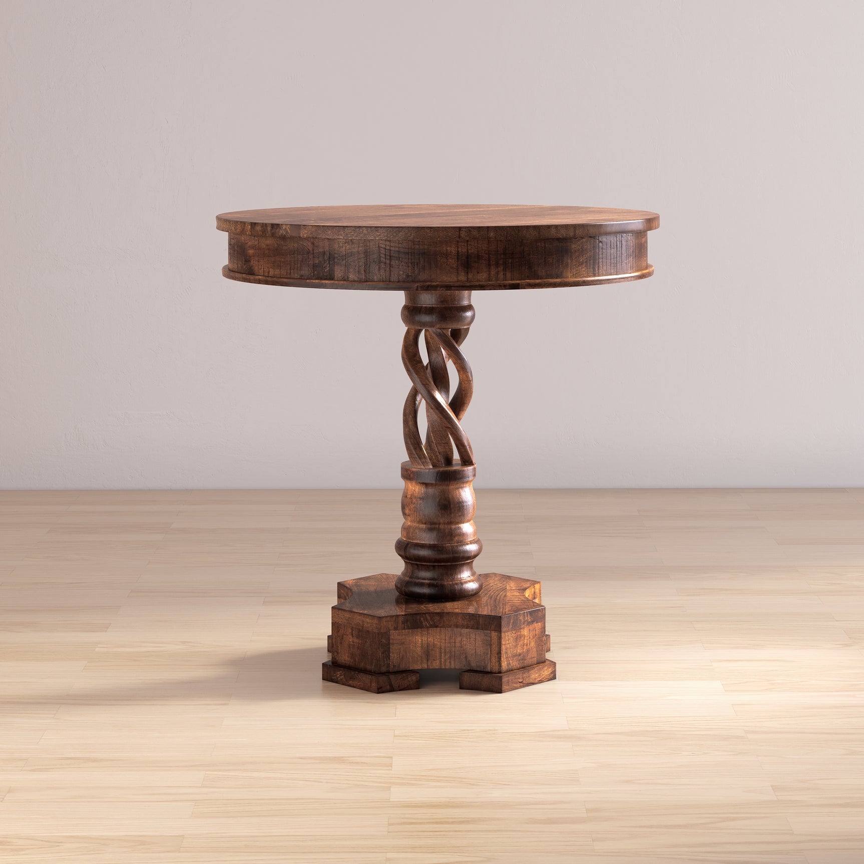Gwen Chestnut Pedestal Table - Ornate Home