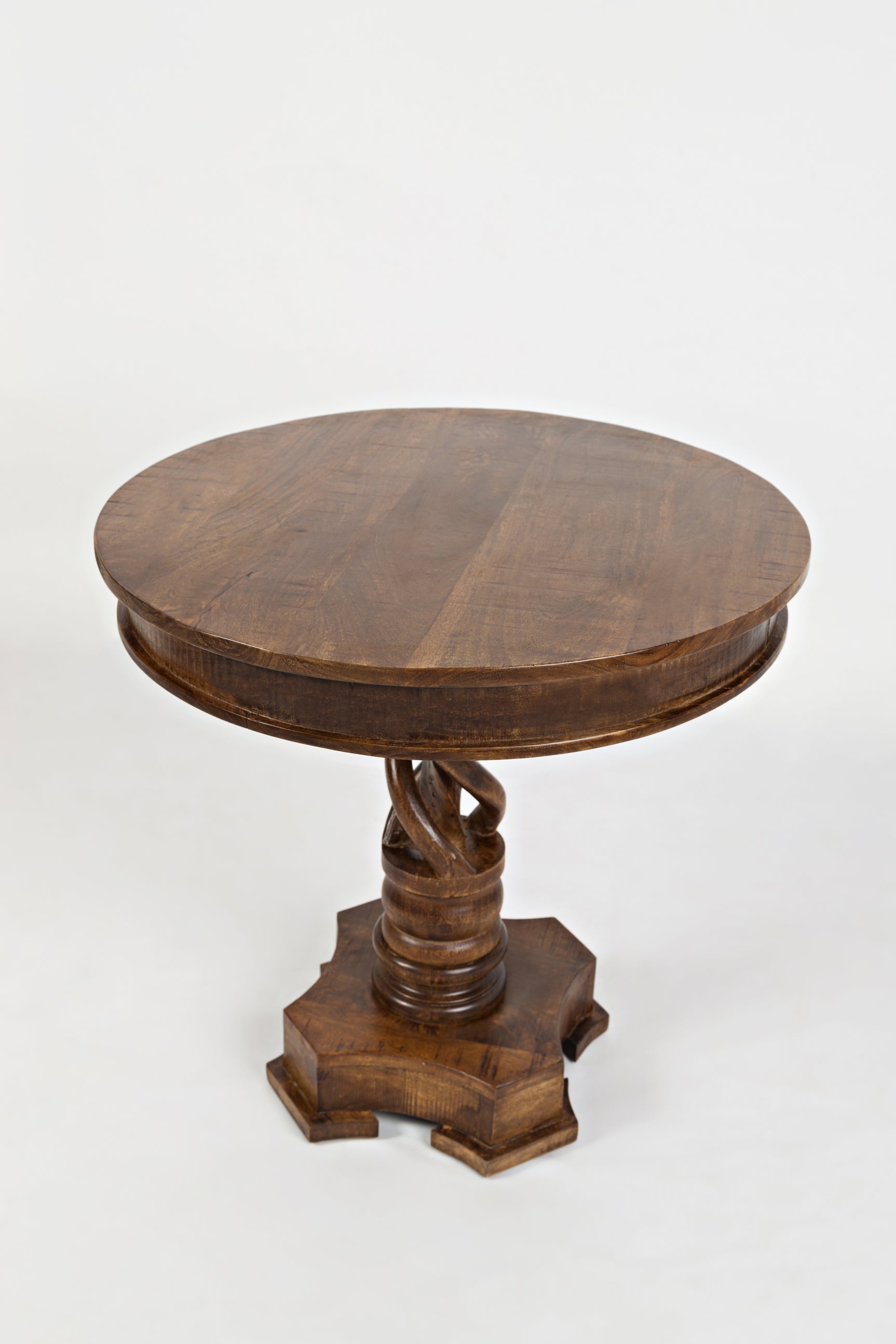 Gwen Chestnut Pedestal Table - Ornate Home