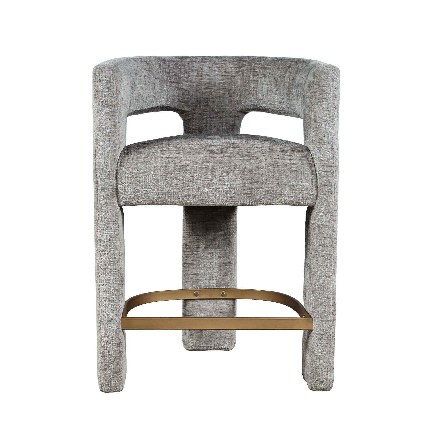 Gwen Grey Uph Stool - Ornate Home