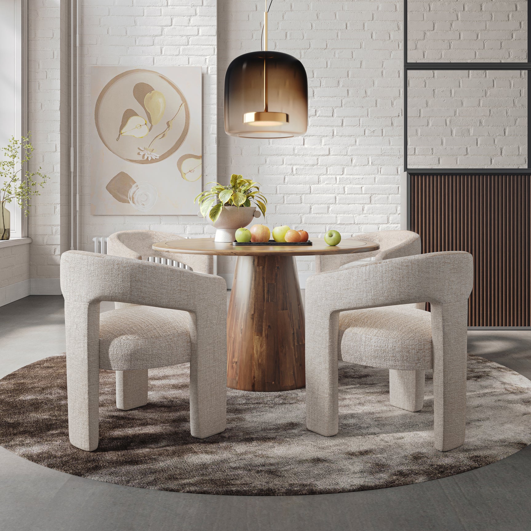 Gwen Natural Uph Chair - Ornate Home