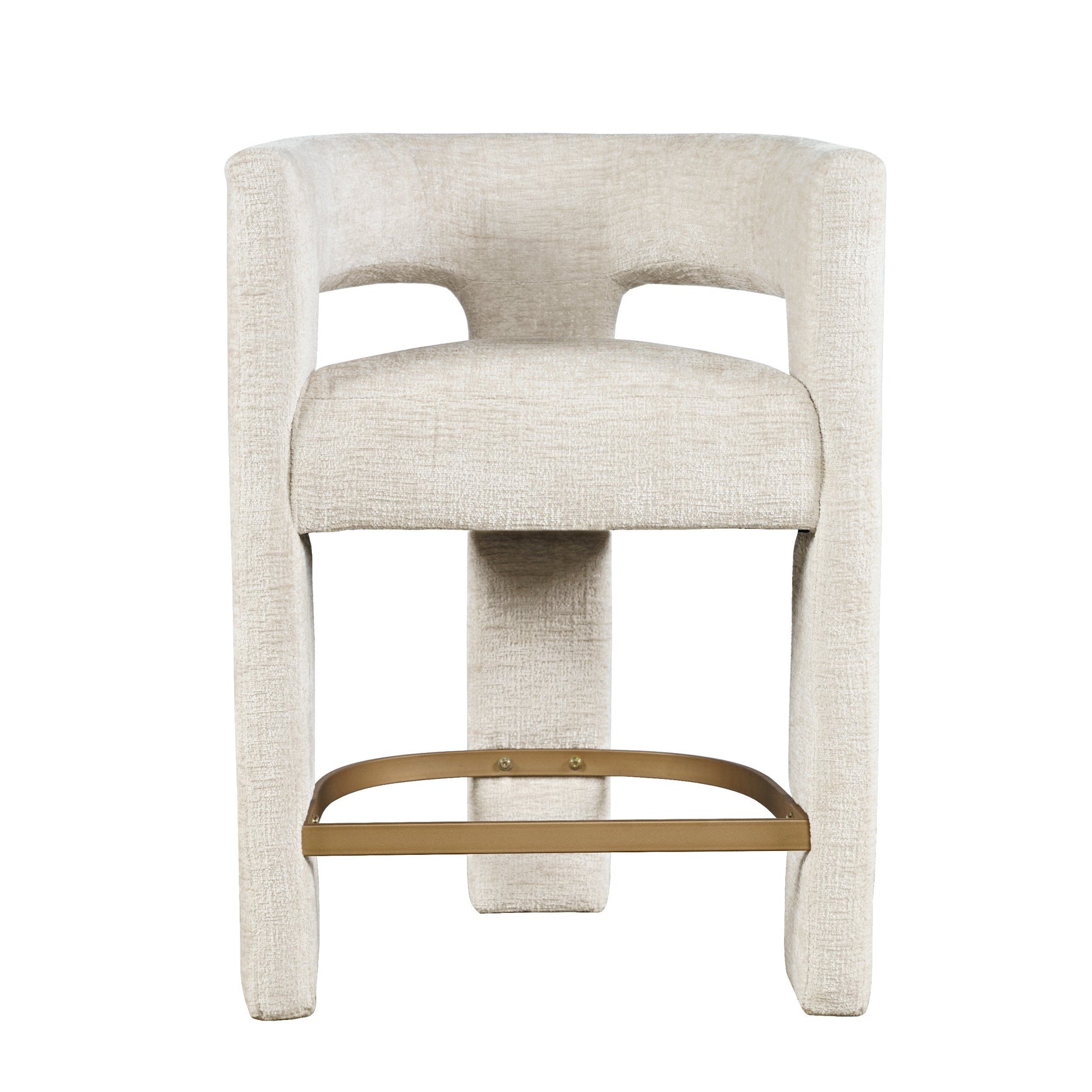 Gwen Natural Uph Stool - Ornate Home
