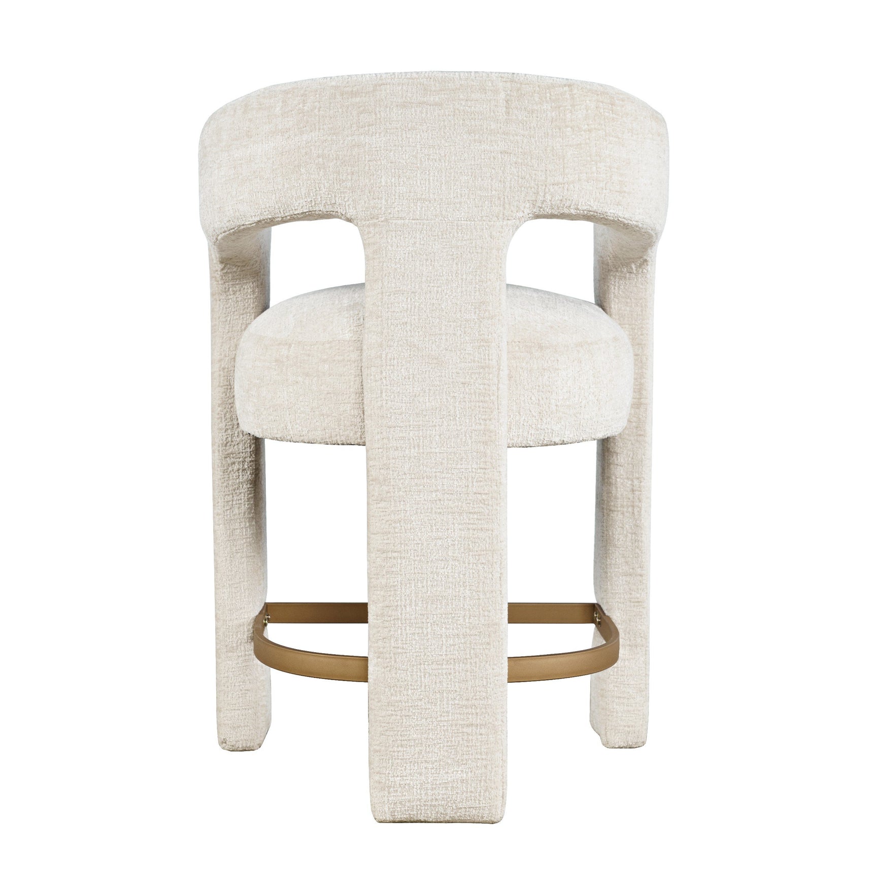 Gwen Natural Uph Stool - Ornate Home