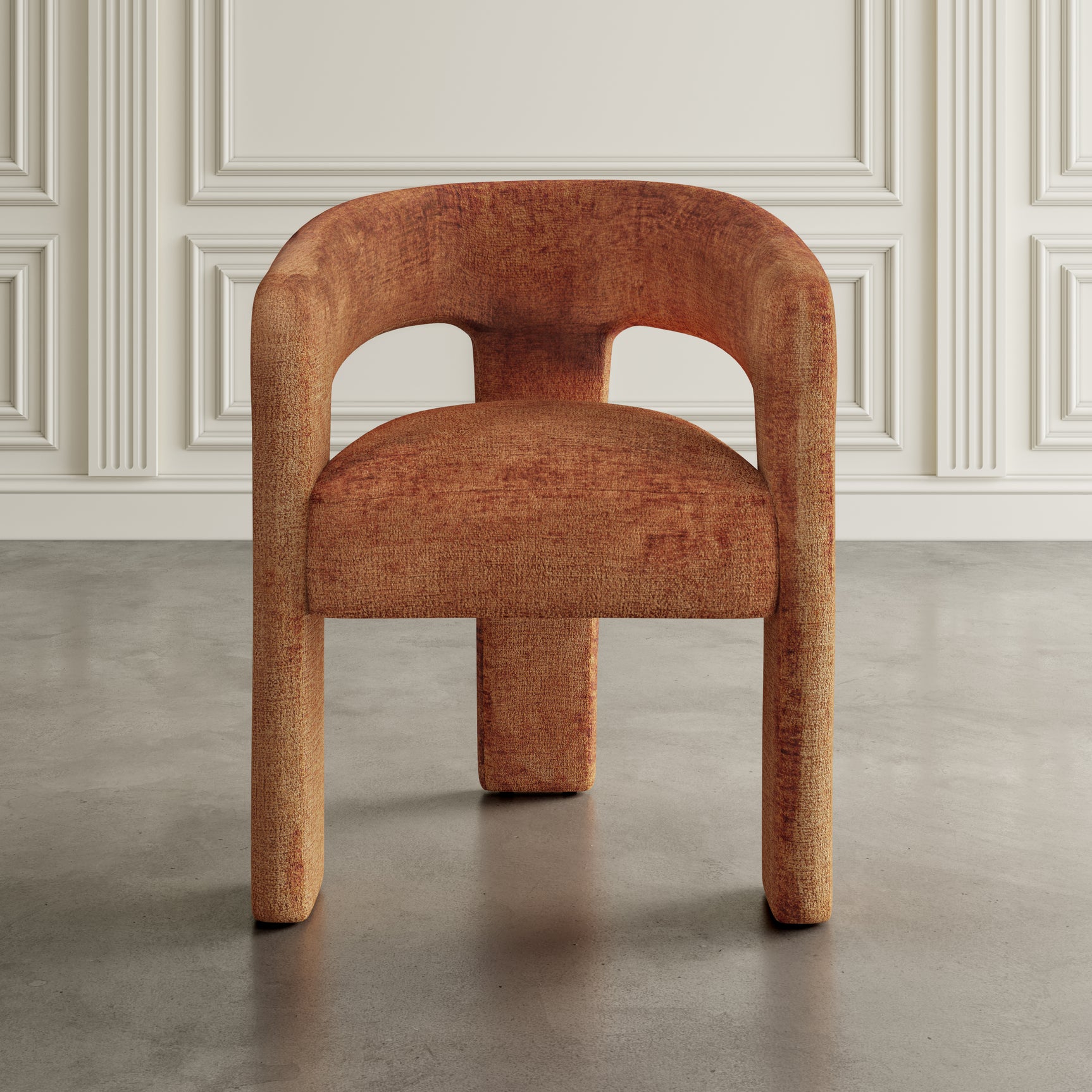 Gwen Rust Uph Chair - Ornate Home