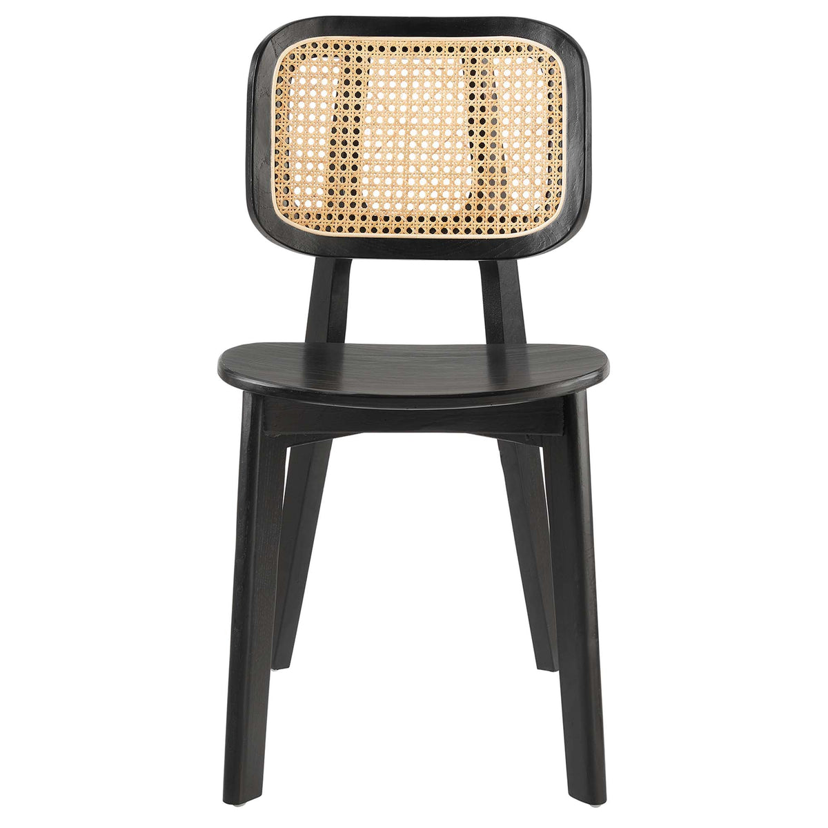 Habitat Black Wood Dining Side Chair - Ornate Home