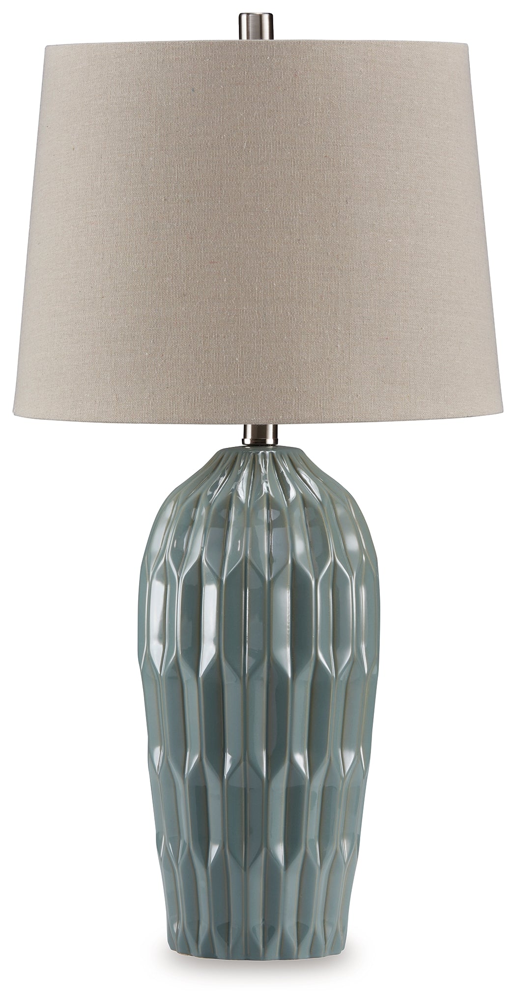 Hadbury Pale Blue/Teal Table Lamp (Set of 2) (Online Special Price) - Ornate Home