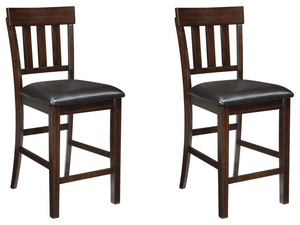 Haddigan Dark Brown Counter Height Bar Chair (Set of 2) (Online Special Price) - Ornate Home